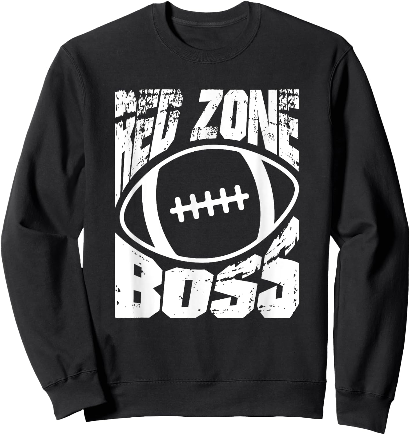 American Football Red Zone Boss Sports Sweatshirt - Sweatshirt | Black
