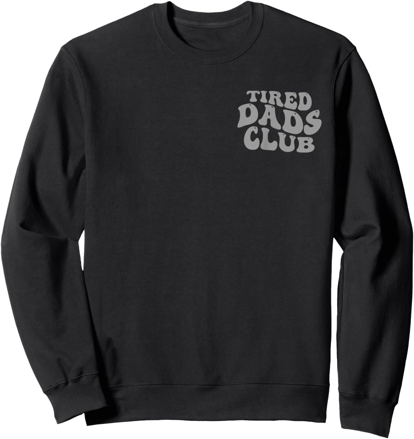 (2-seitig) Tired Dads Club Play Cars On Dad's Back Sweatshirt - Sweatshirt | Black
