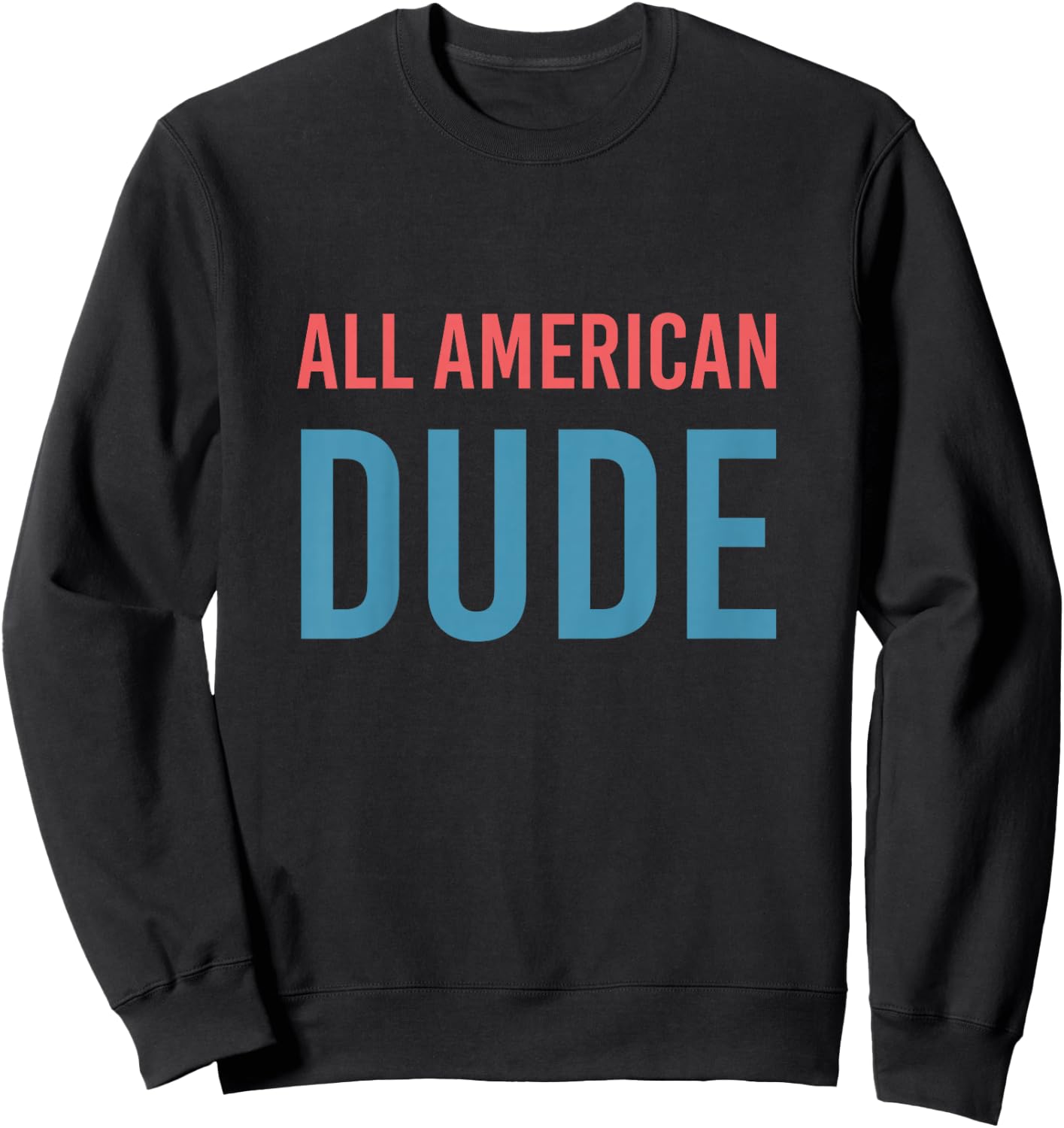 Kids ALL AMERICAN DUDE Sweatshirt - Sweatshirt | Black