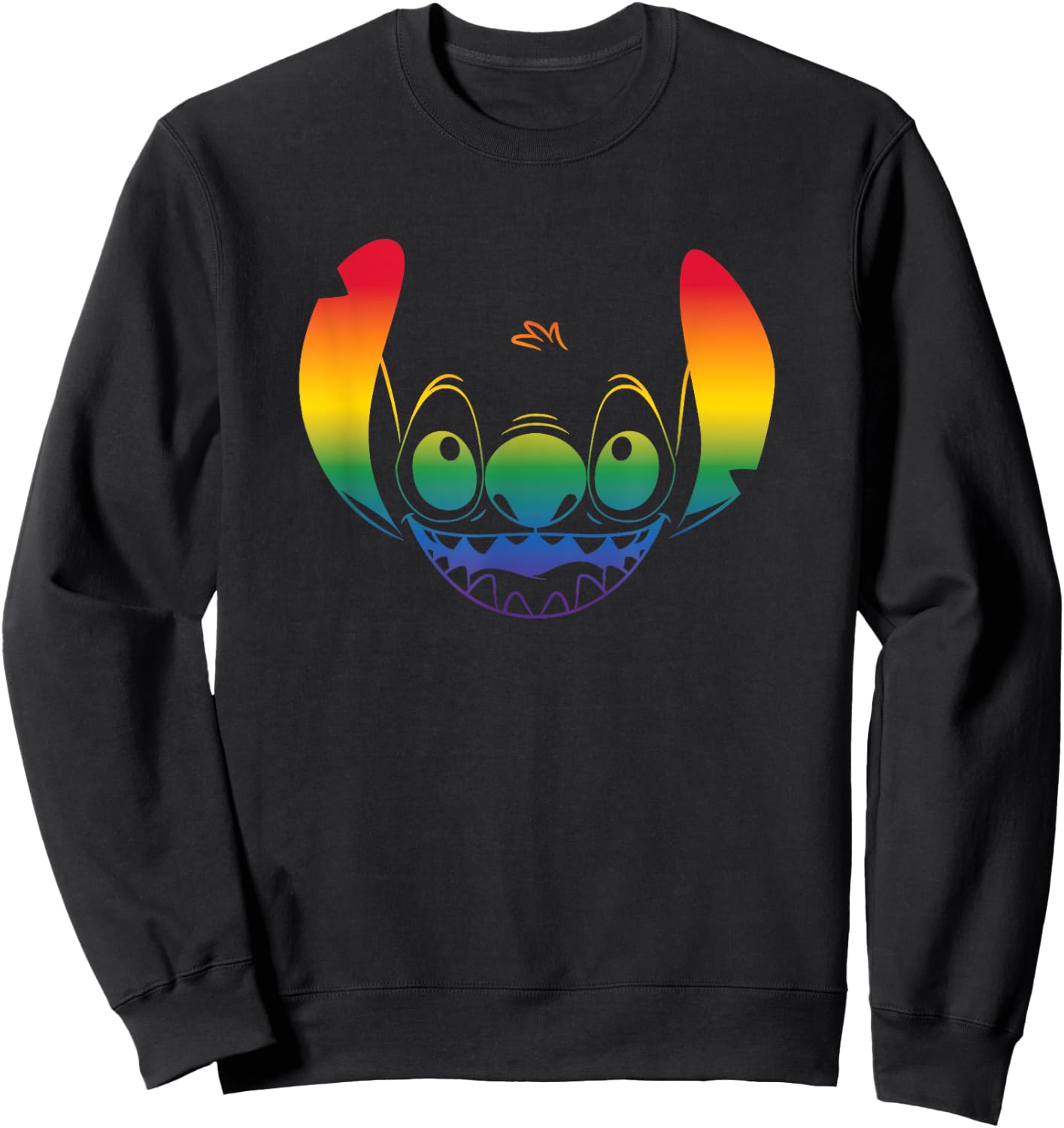 Disney Lilo & Stitch Big Face Ears Sweatshirt - Sweatshirt | Black