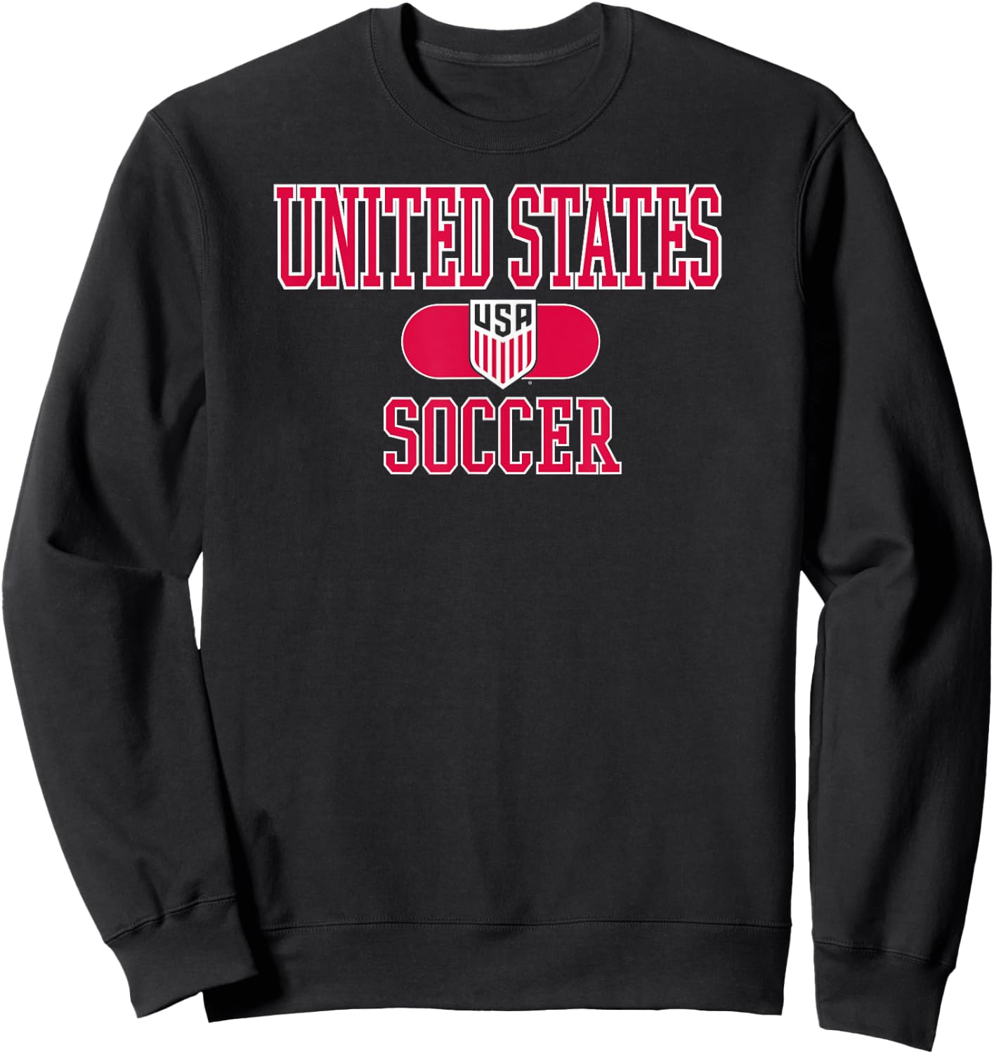 United States Soccer Varsity Navy USMNT Officially Licensed Sweatshirt - Sweatshirt | Black