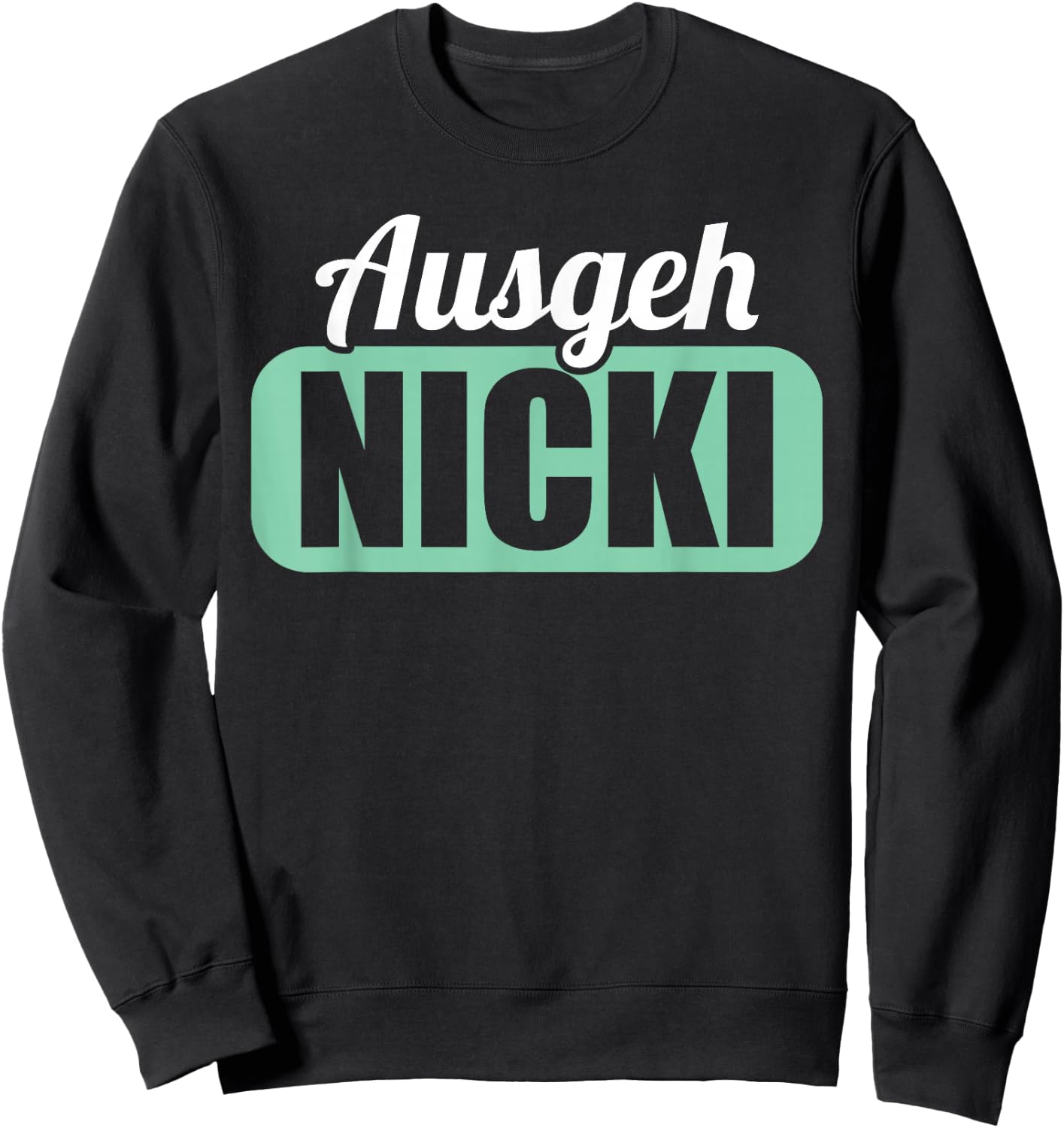 DDR East Germany East Away Nicki Ossi , black Sweatshirt - Sweatshirt | Black