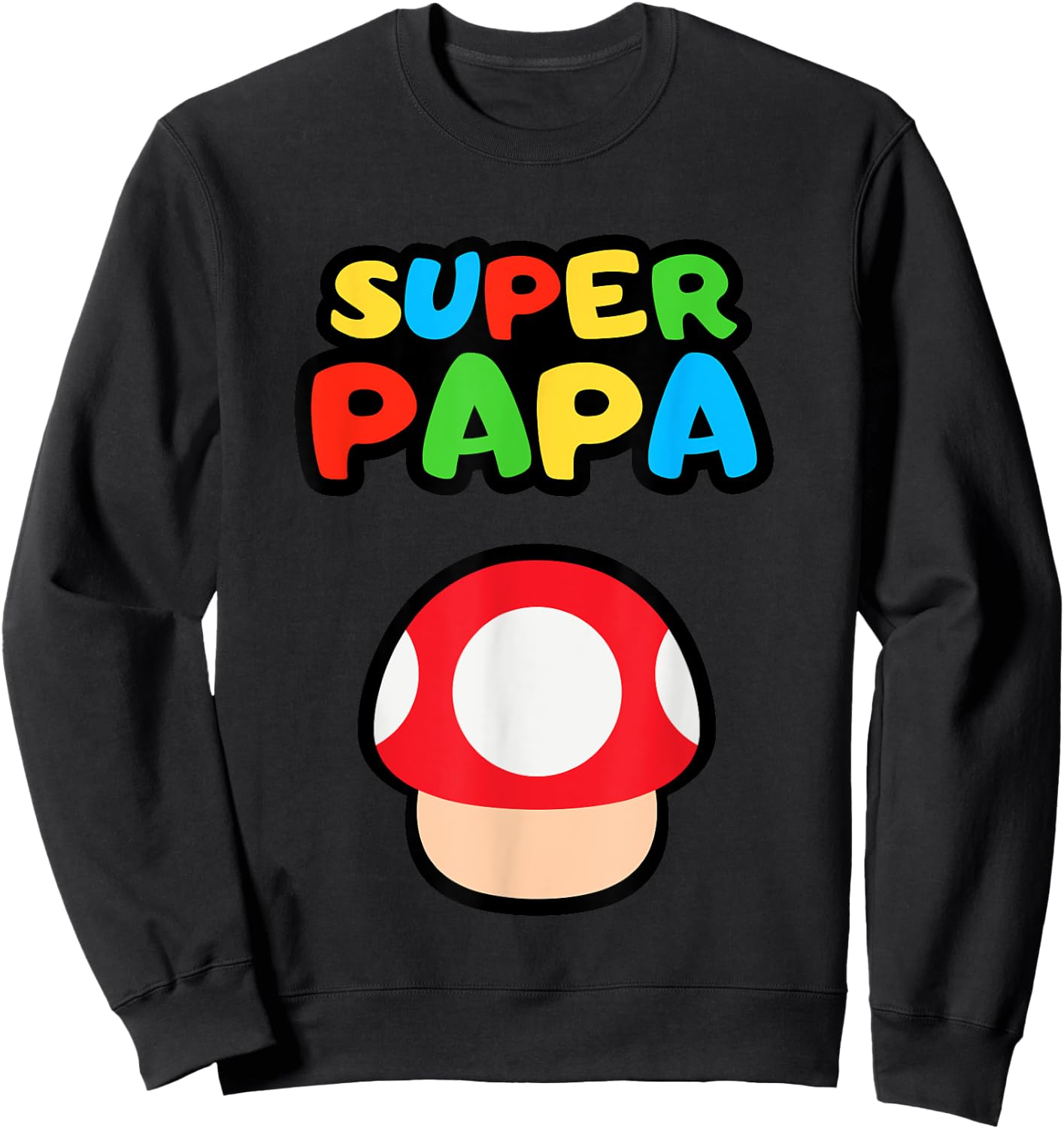 Pilz Super Papa Sweatshirt - Sweatshirt | Black