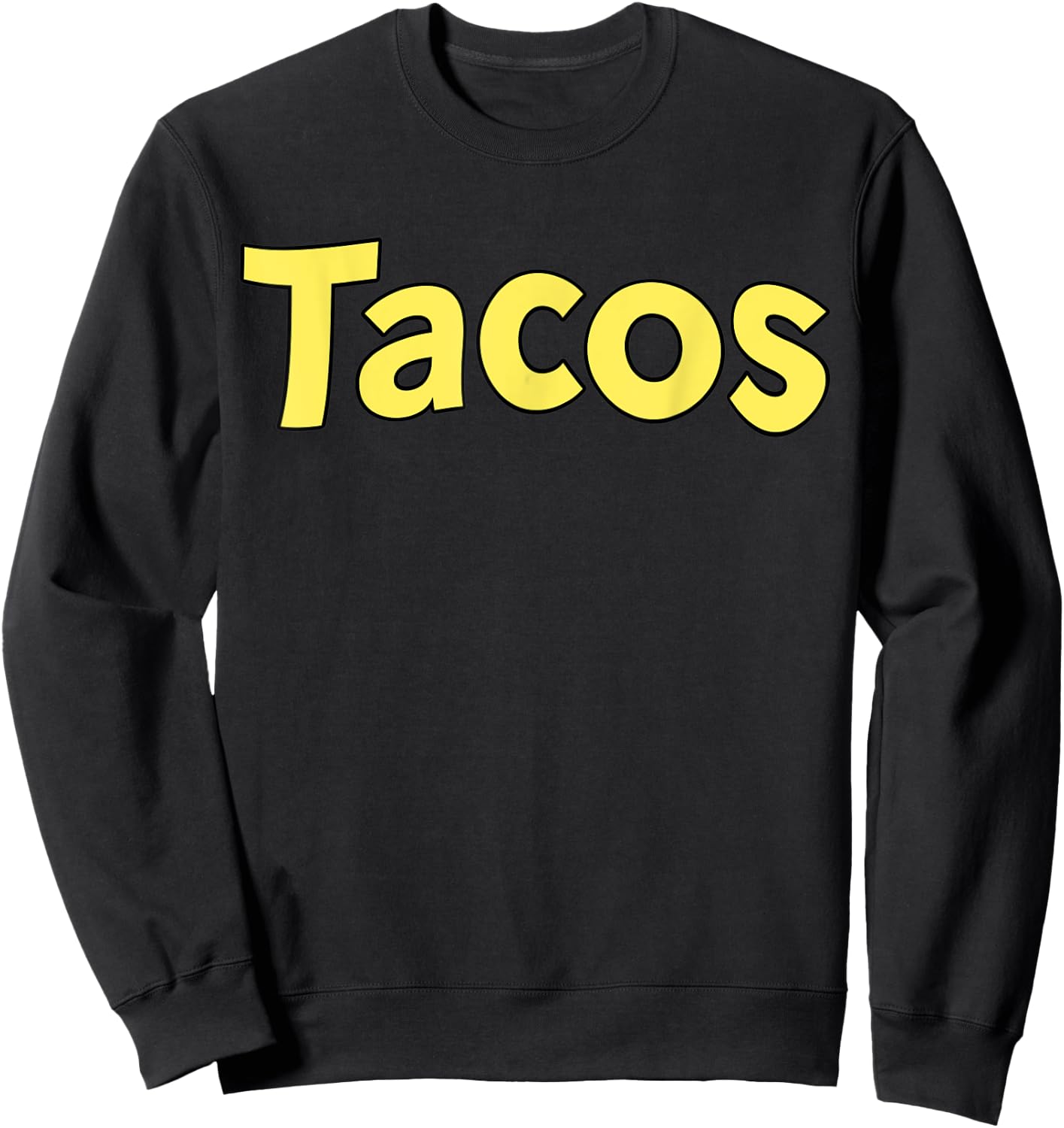 Tacos Funny Anime Manga Sweatshirt - Sweatshirt | Black