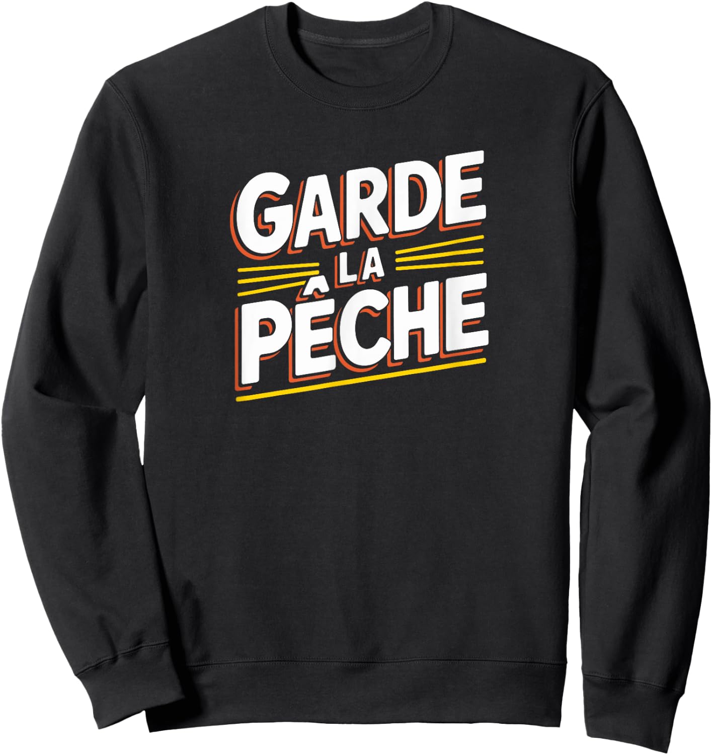 Keep Fishing , Black, S Sweatshirt - Sweatshirt | Black