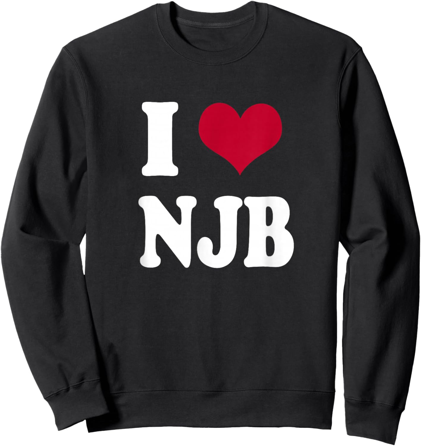 I Heart NJB Sweatshirt - Sweatshirt | Black