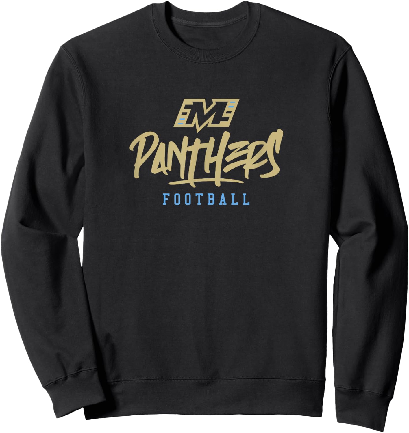 Michigan Panthers: Stylized Text Sweatshirt - Sweatshirt | Black