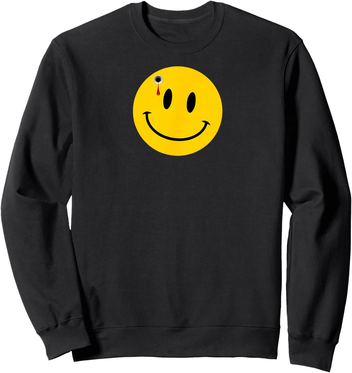 Bullet Hole Comedian’s Badge Sweatshirt - Sweatshirt | Black