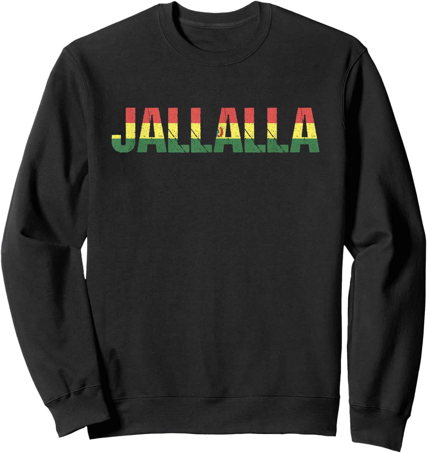 Jallalla bolivianischer Slang Bolivien Sweatshirt - Sweatshirt | Black