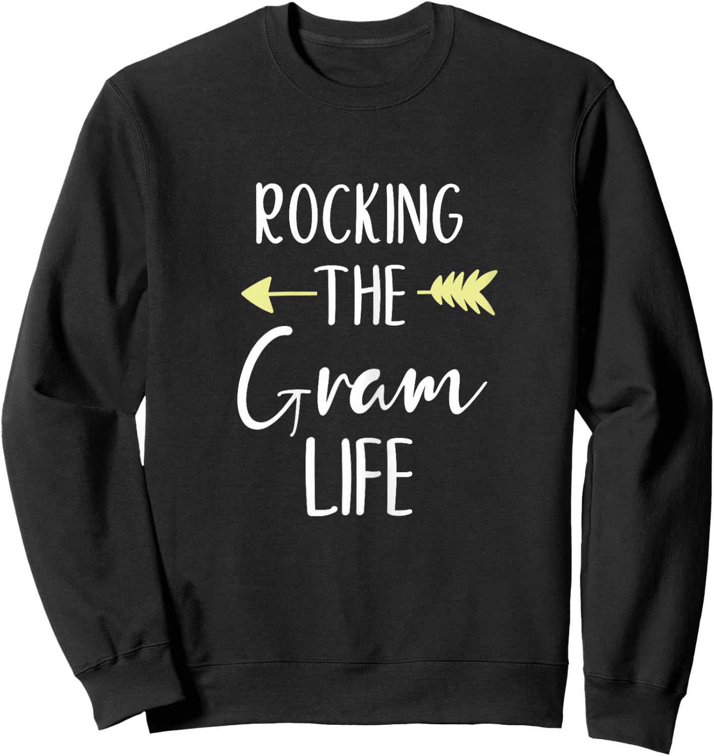 Rocking The Gram Life Cute Rockin' Cool Sweatshirt - Sweatshirt | Black
