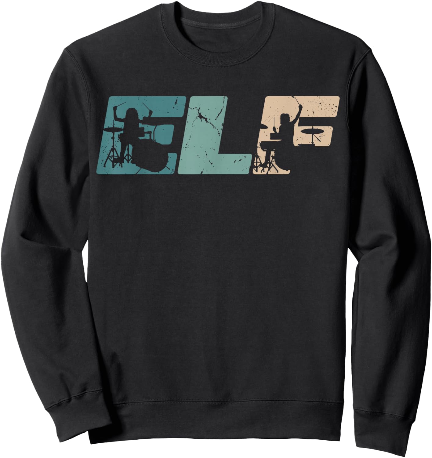 Schlagzeuger 11 Jahre | Drummer | 11. Geburtstag Junge Sweatshirt - Sweatshirt | Black