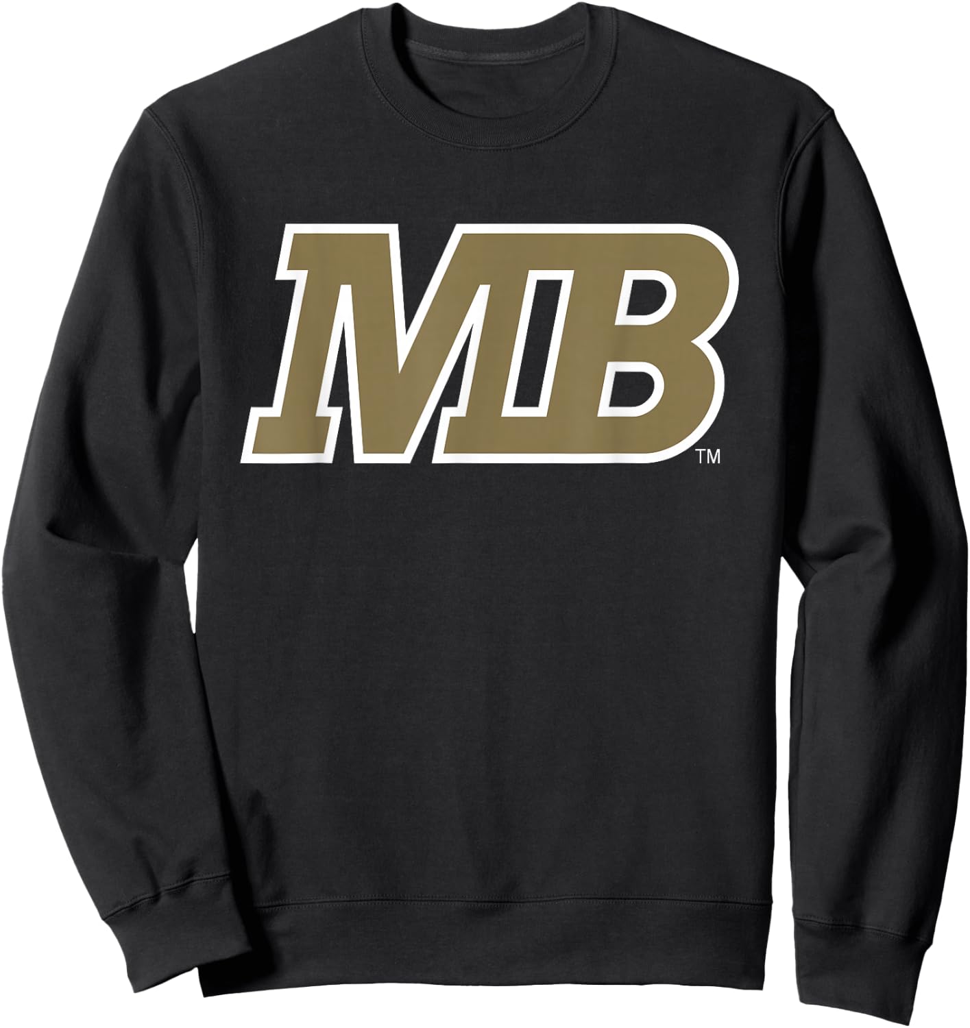 Cal State Monterey Bay Block MB Logo Sweatshirt - Sweatshirt | Black