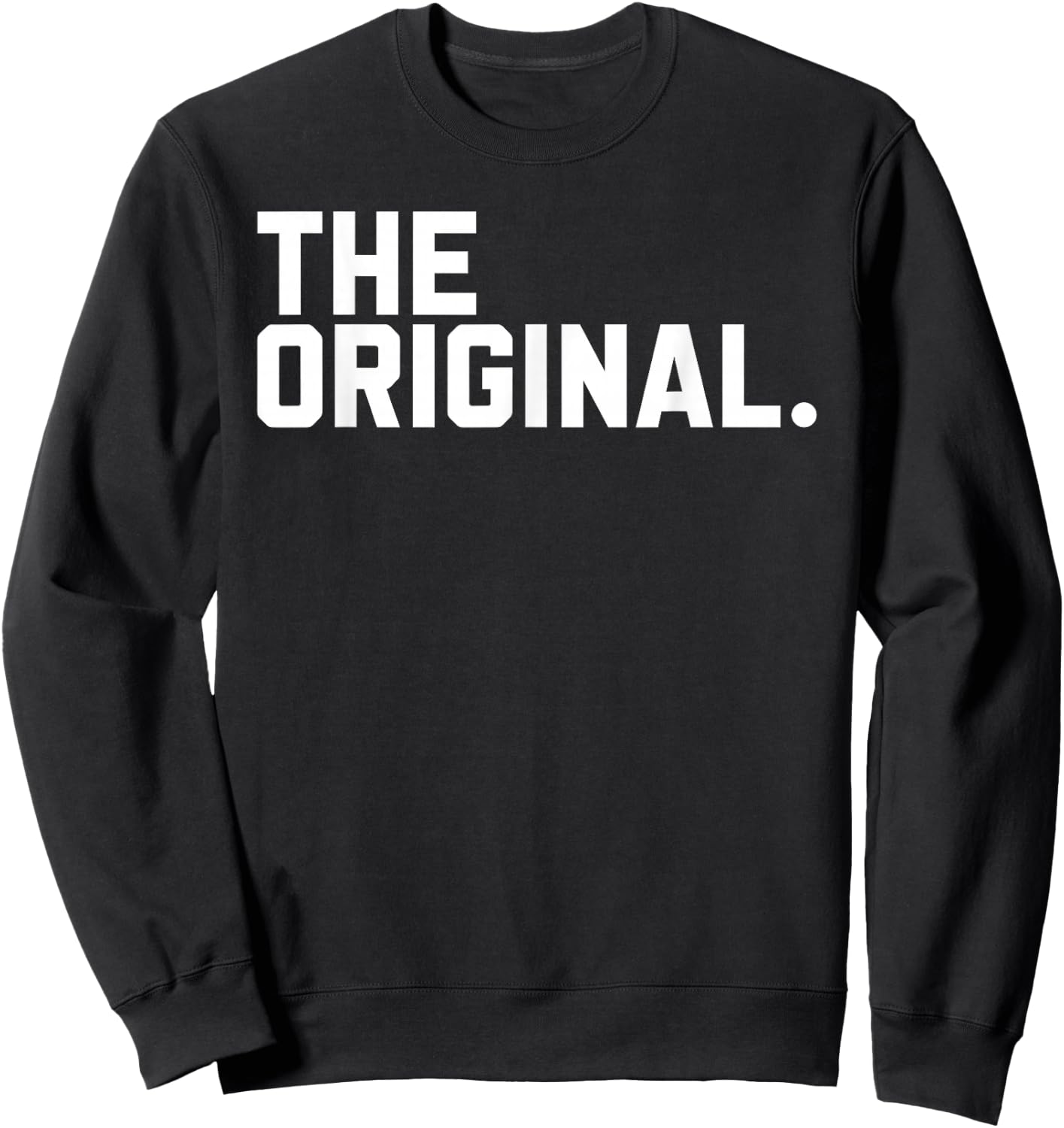 the original the remix partner look Father's Day Mother's Day , black Sweatshirt - Sweatshirt | Black