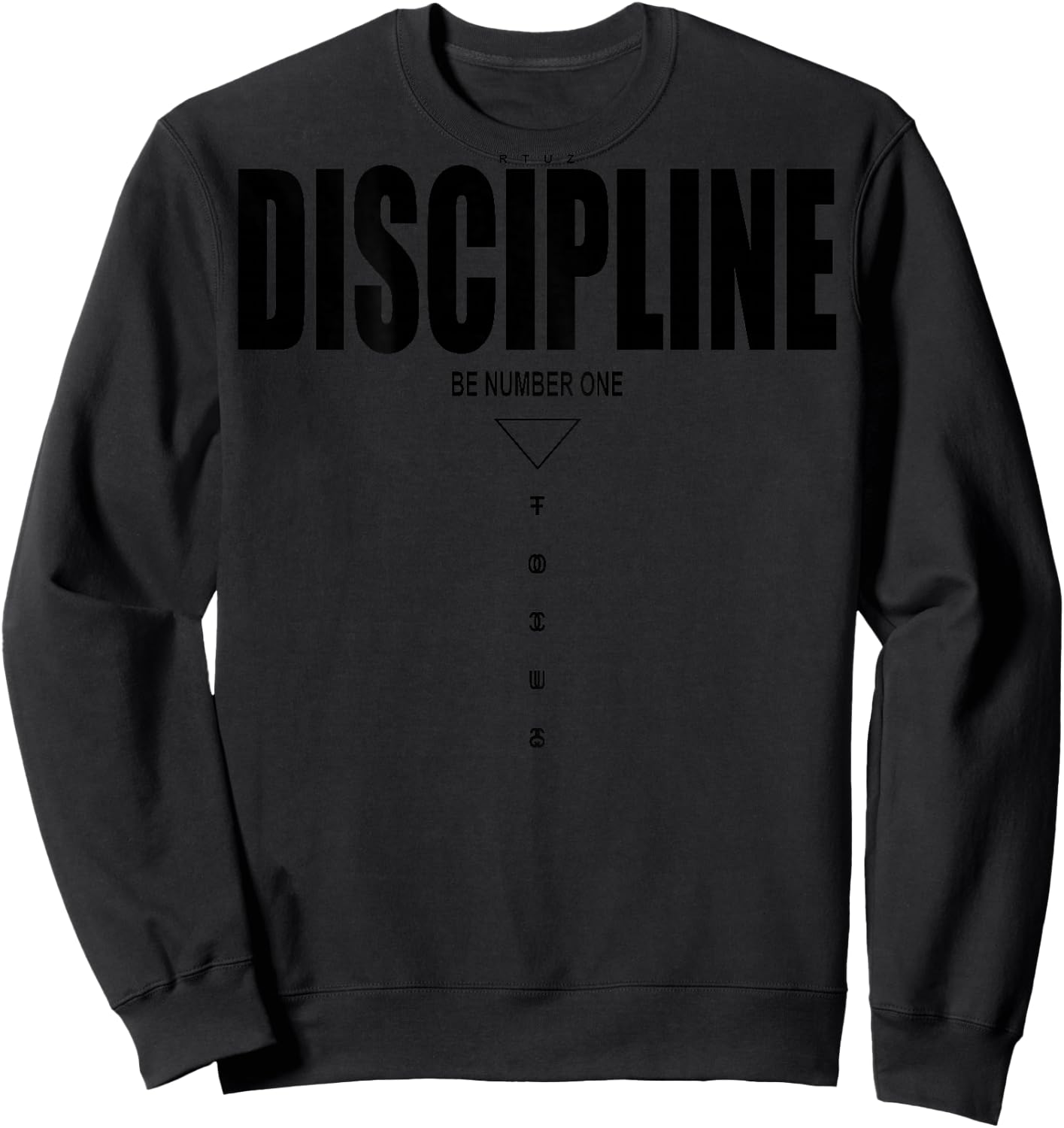Backprint Fashion Y2K Fitness Gym Accessories Strength Sports Yoga Sports Sweatshirt - Sweatshirt | Black