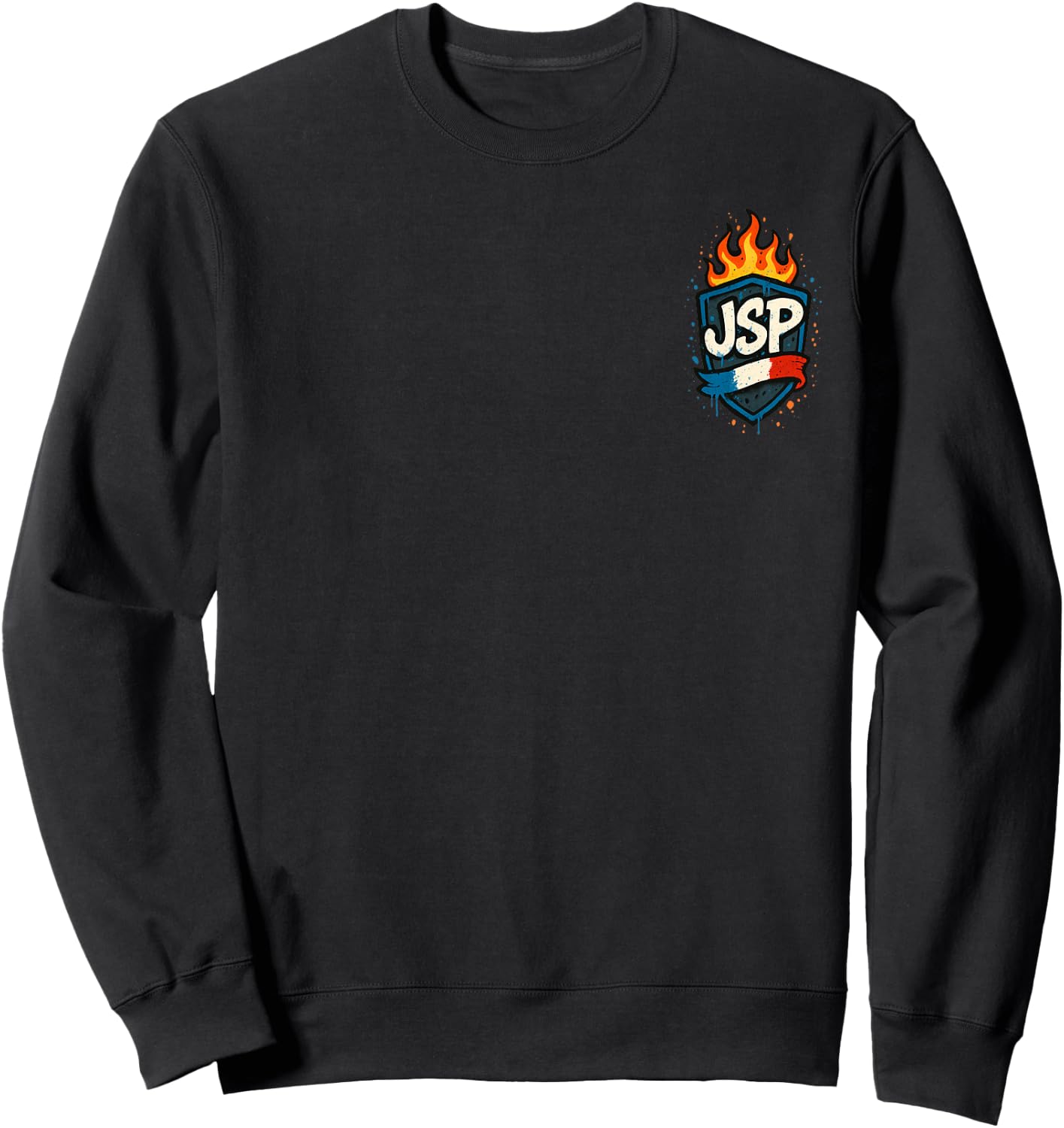 JSP Graffiti Patch - JSP - Young Fireman Sweatshirt - Sweatshirt | Black