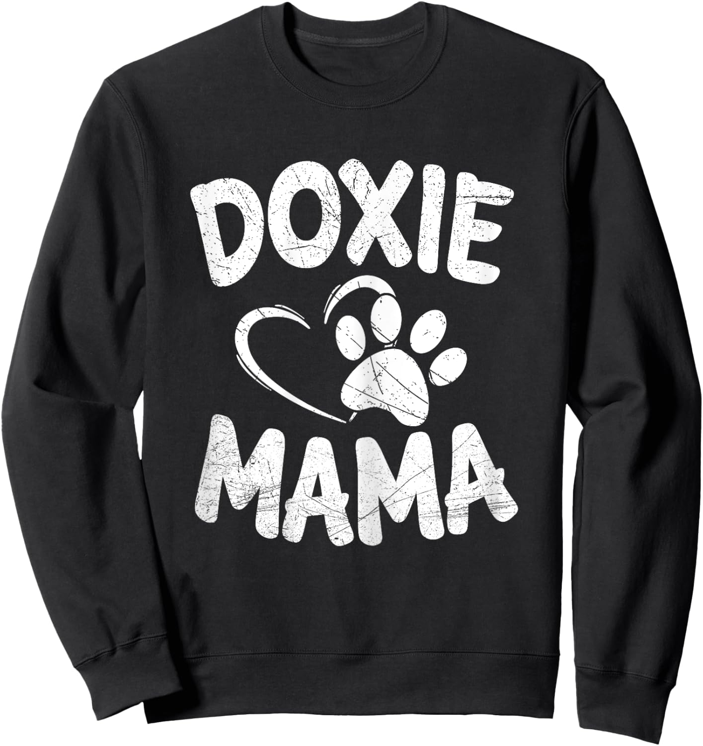 Doxie Mama Dog Mom Dachshund Weiner Owner Gifts Women Sweatshirt - Sweatshirt | Black