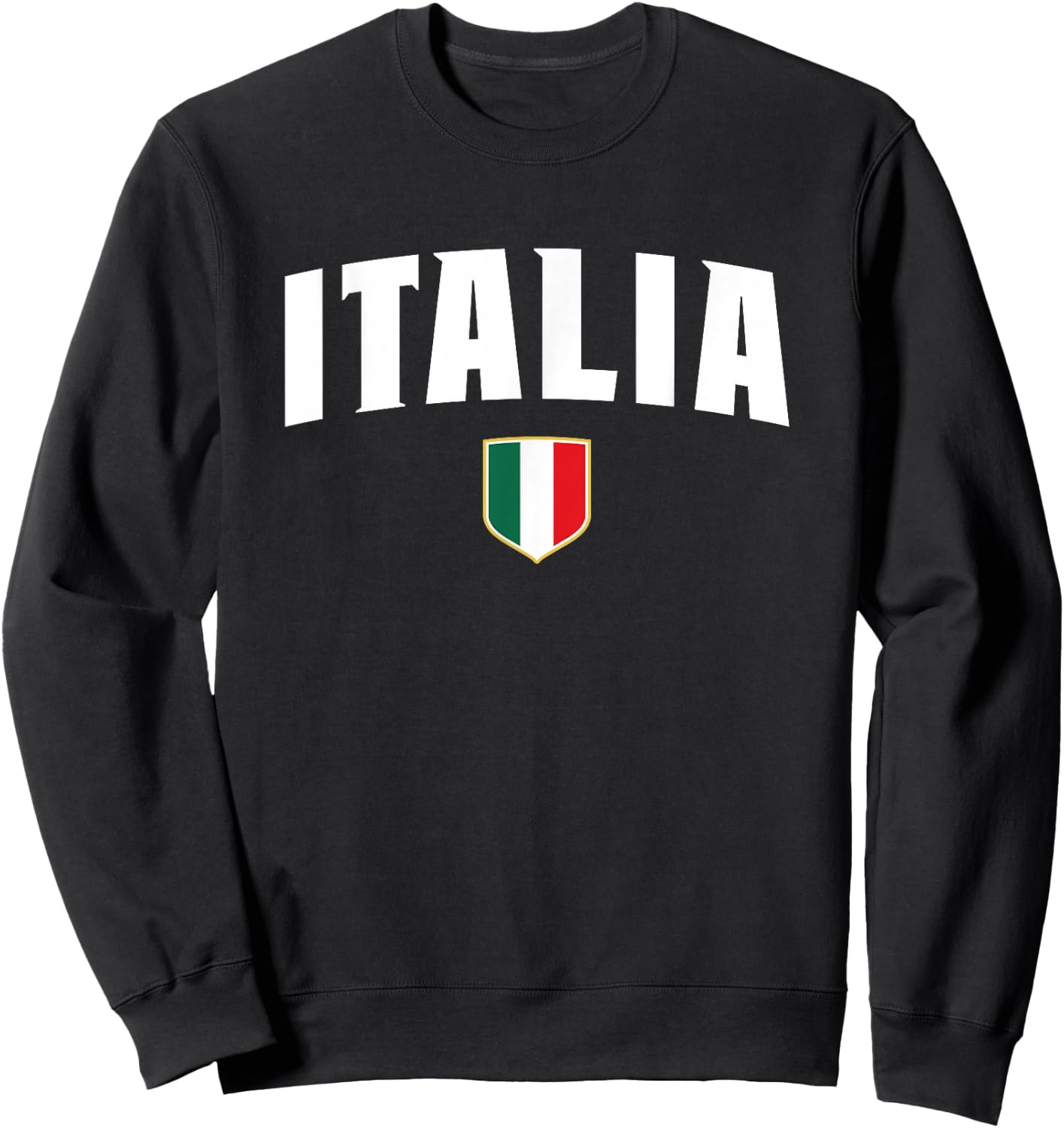 Italian Flag Italy Shirt Vintage Italia Boys & , blue Sweatshirt - Sweatshirt | Black