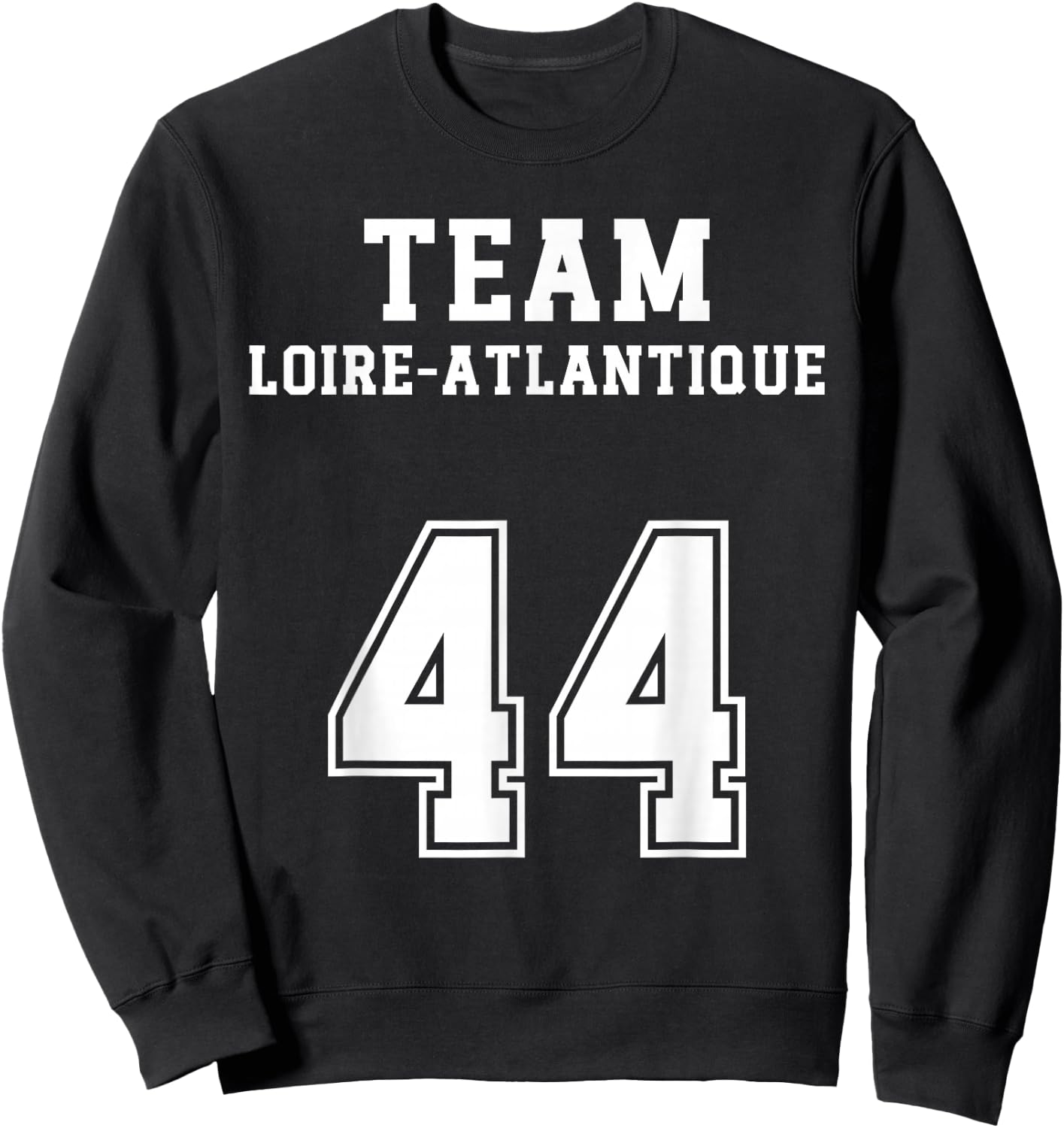 Loire-Atlantique Humour Team Pays de la Loire Region Nantes , Black, S Sweatshirt - Sweatshirt | Black
