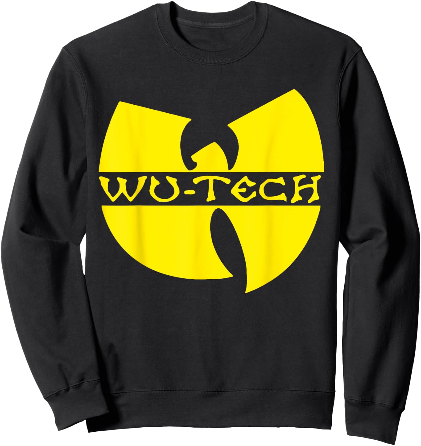 Wu Tech - Tech Hip Hop , black Sweatshirt - Sweatshirt | Black