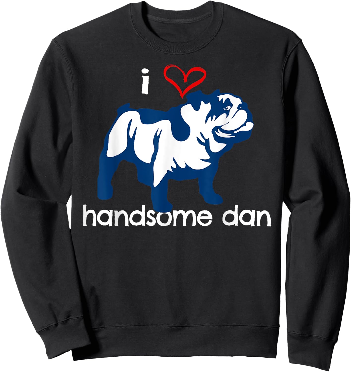 I Love Handsome Dan Sweatshirt - Sweatshirt | Black