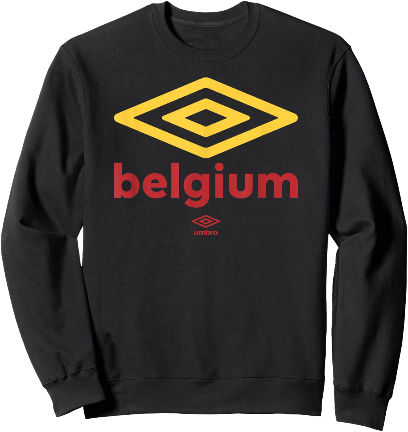 Umbro International Soccer Diamond Belgium Logo Sweatshirt - Sweatshirt | Black