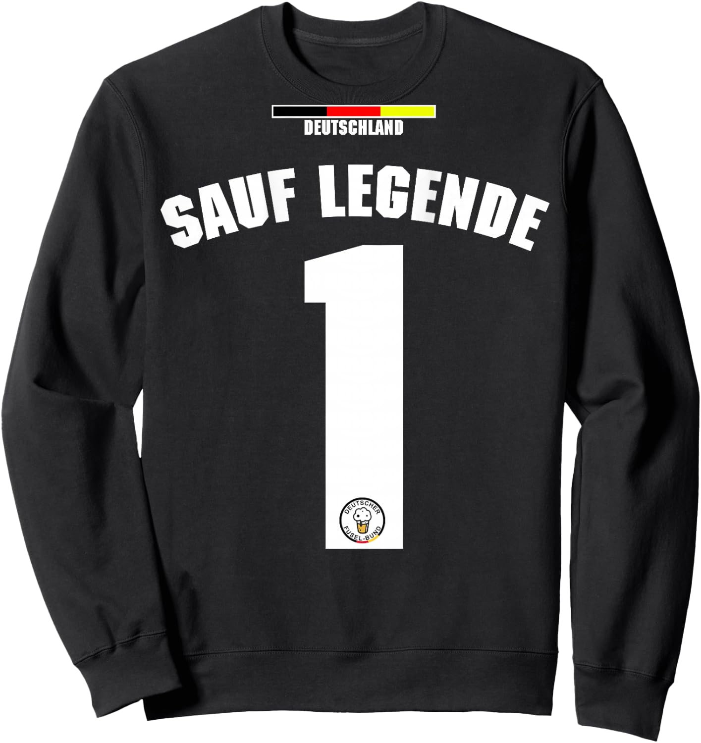 Deutschland Party Trikot Mallorca Party-Urlaub Sweatshirt - Sweatshirt | Black