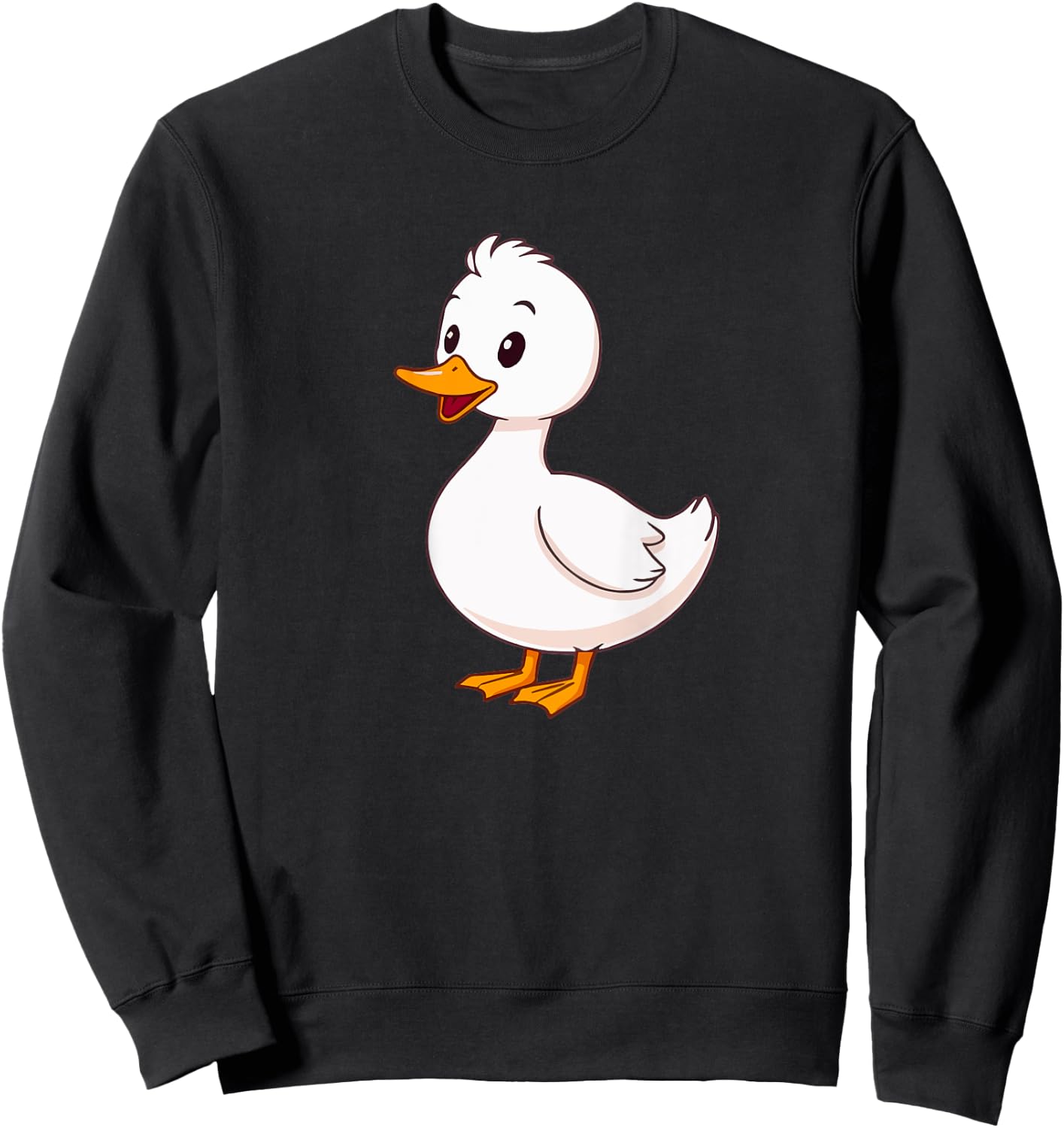 #snirt Duck Chick Baby Duck Mobile Phone Cover Sweatshirt - Sweatshirt | Black