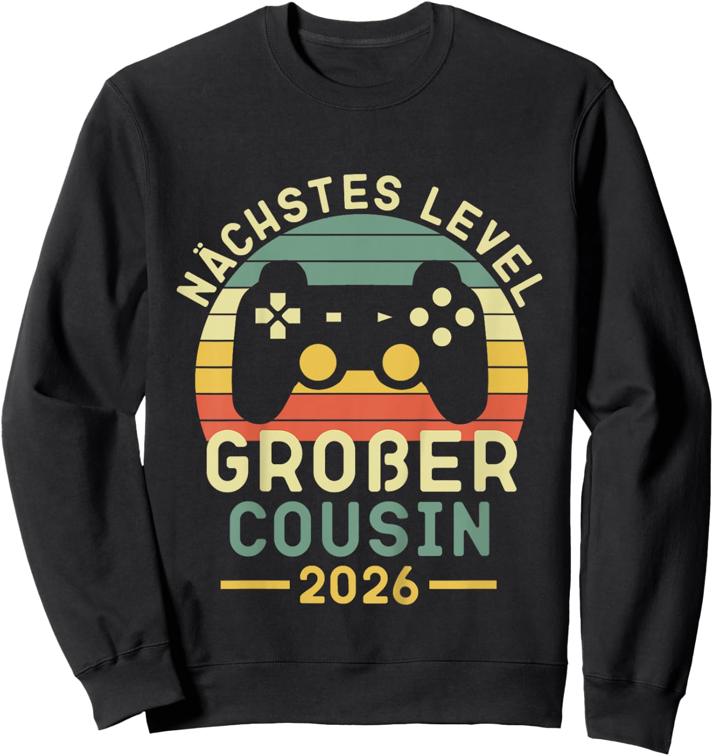 Children's Next Level Big Cousin 2026, Big Cousin 2026 , black Sweatshirt - Sweatshirt | Black