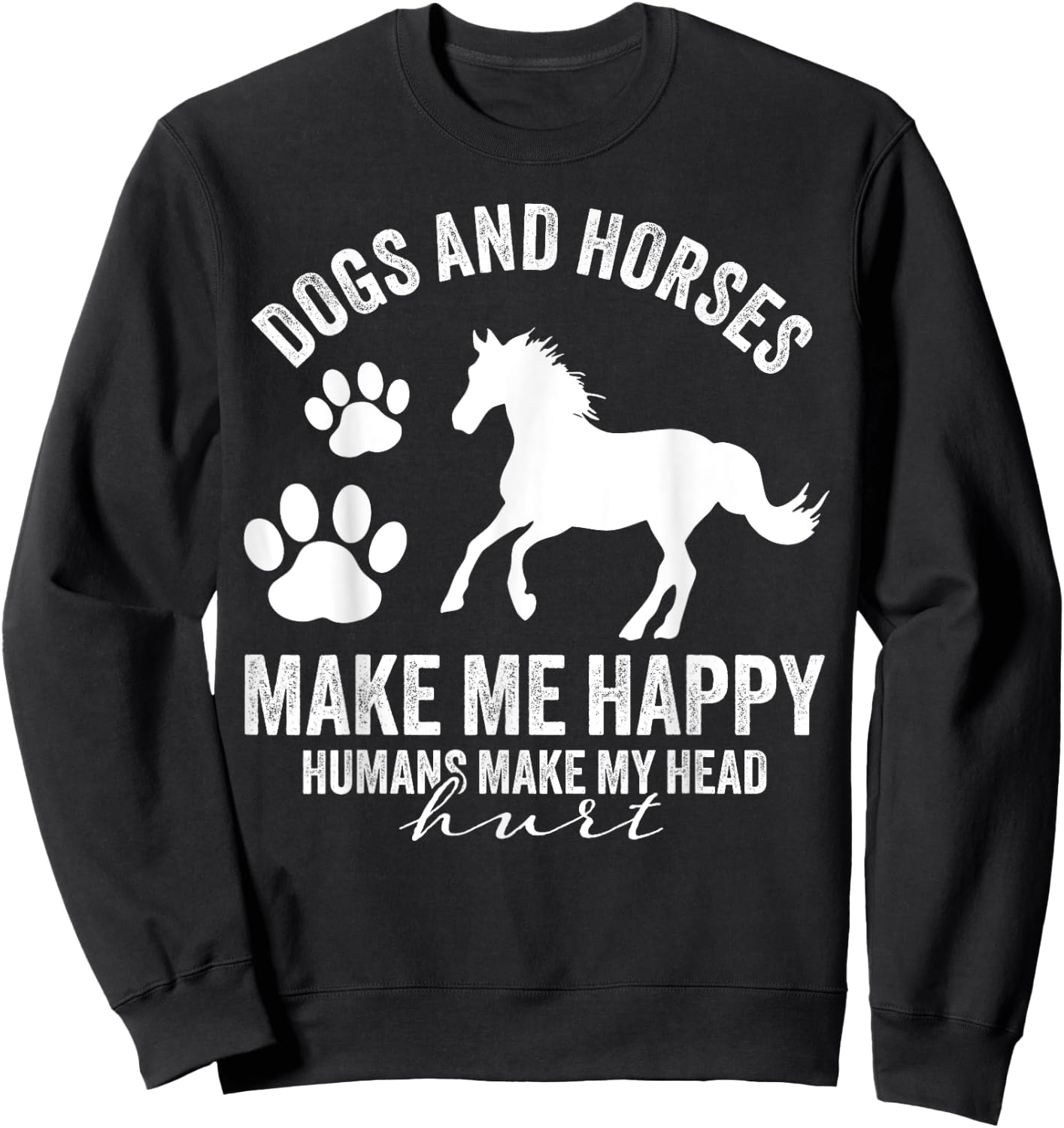Women Girl Sweatshirt - Sweatshirt | Black