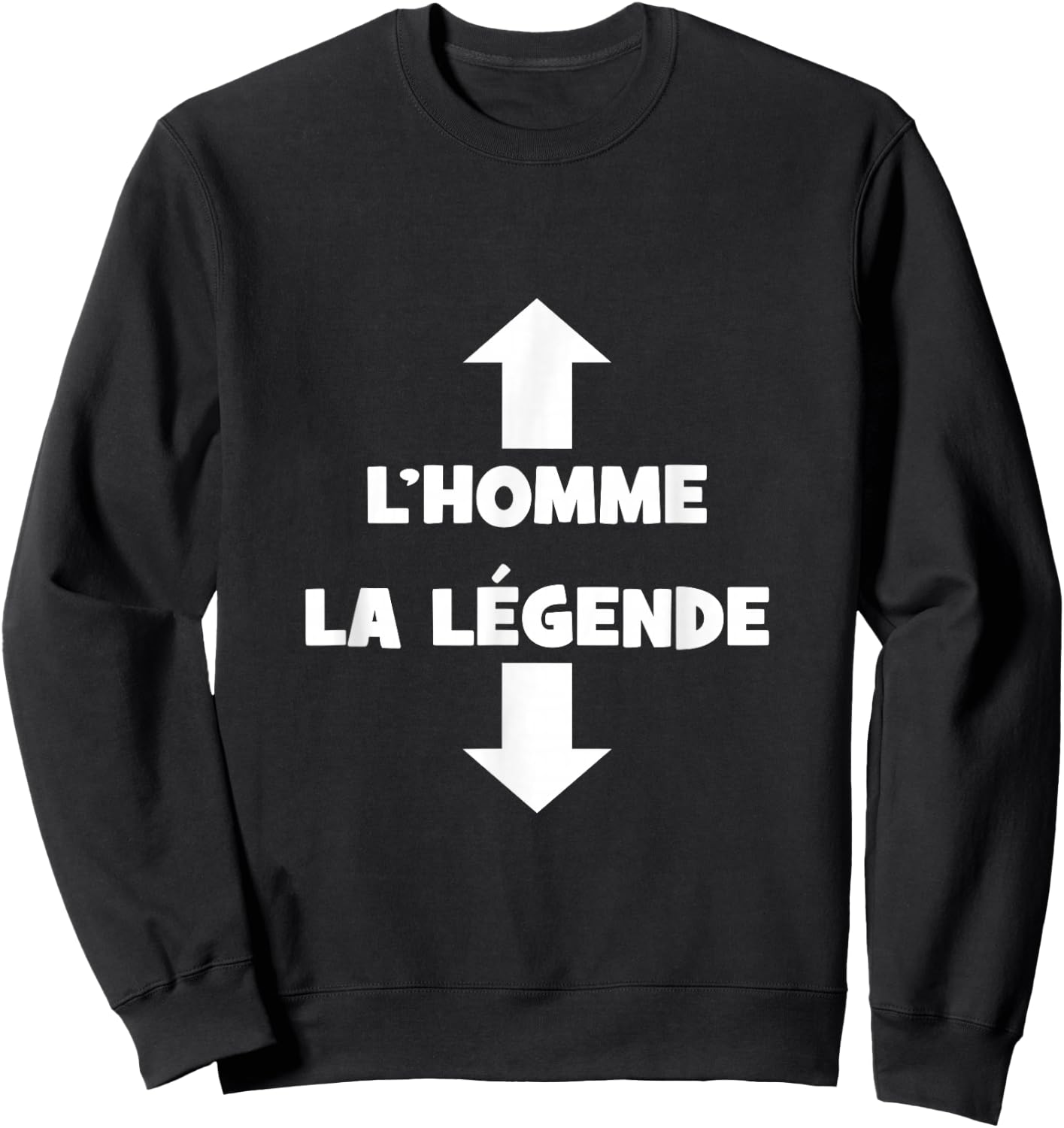 Men's Birthday Gift Original Humour Funny The Legend Sweatshirt - Sweatshirt | Black