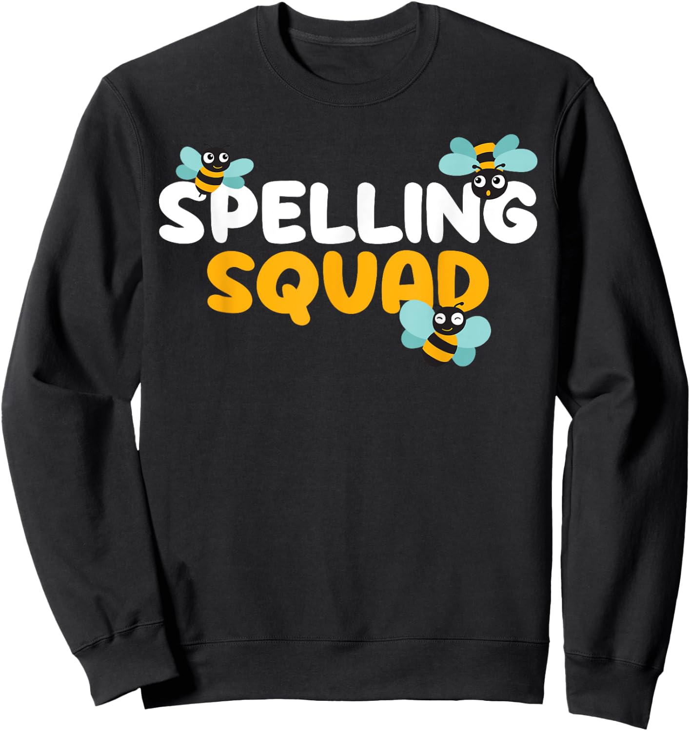 Spelling Squad Spelling Bee Competition Spelling Bee Sweatshirt - Sweatshirt | Black
