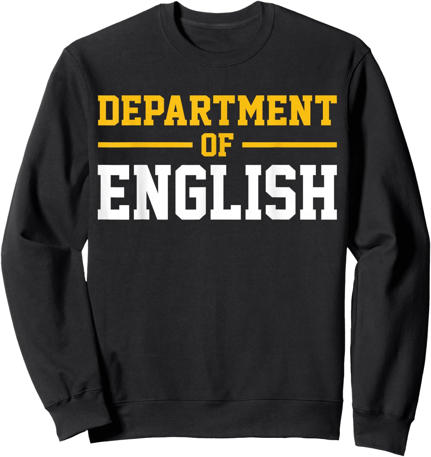 Department of English Sweatshirt - Sweatshirt | Black