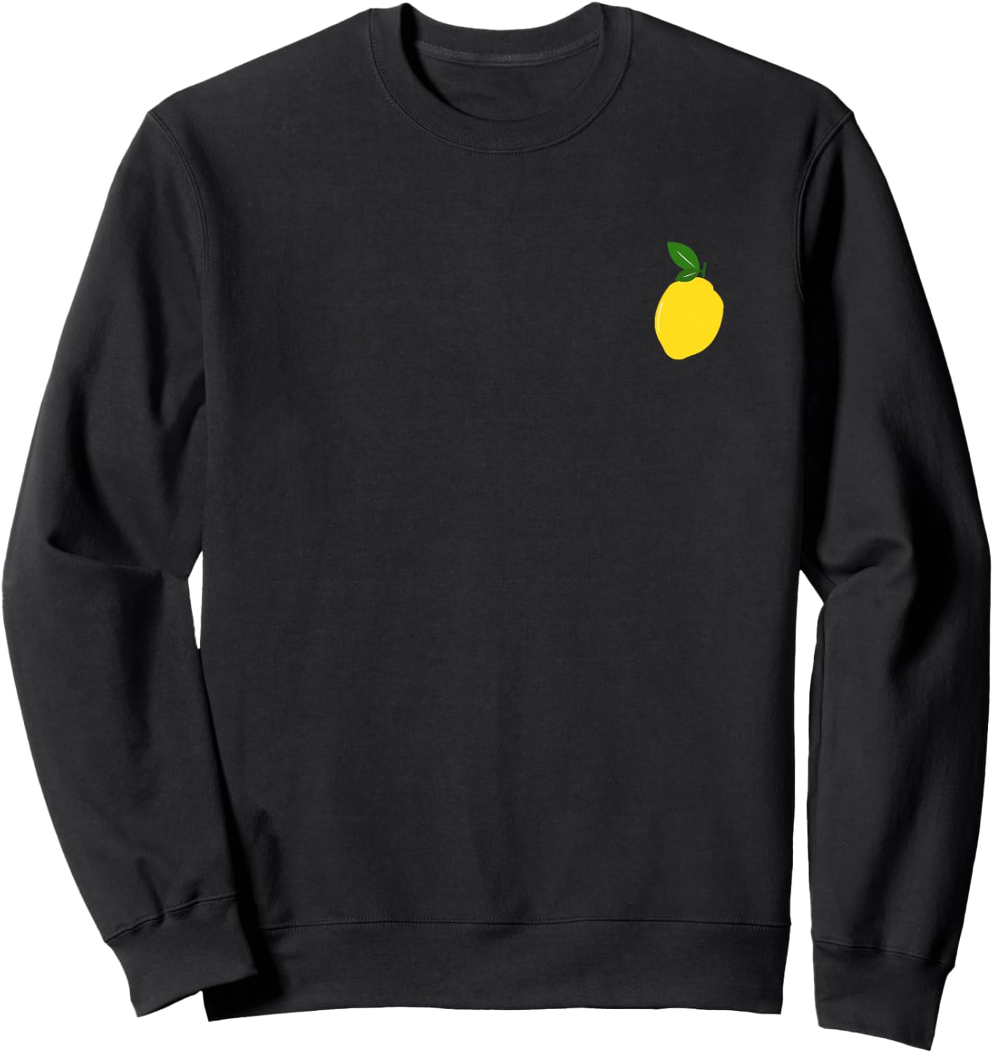 Citron Doux Minimaliste Pour Enfants, Femmes Sweatshirt - Sweatshirt | Black