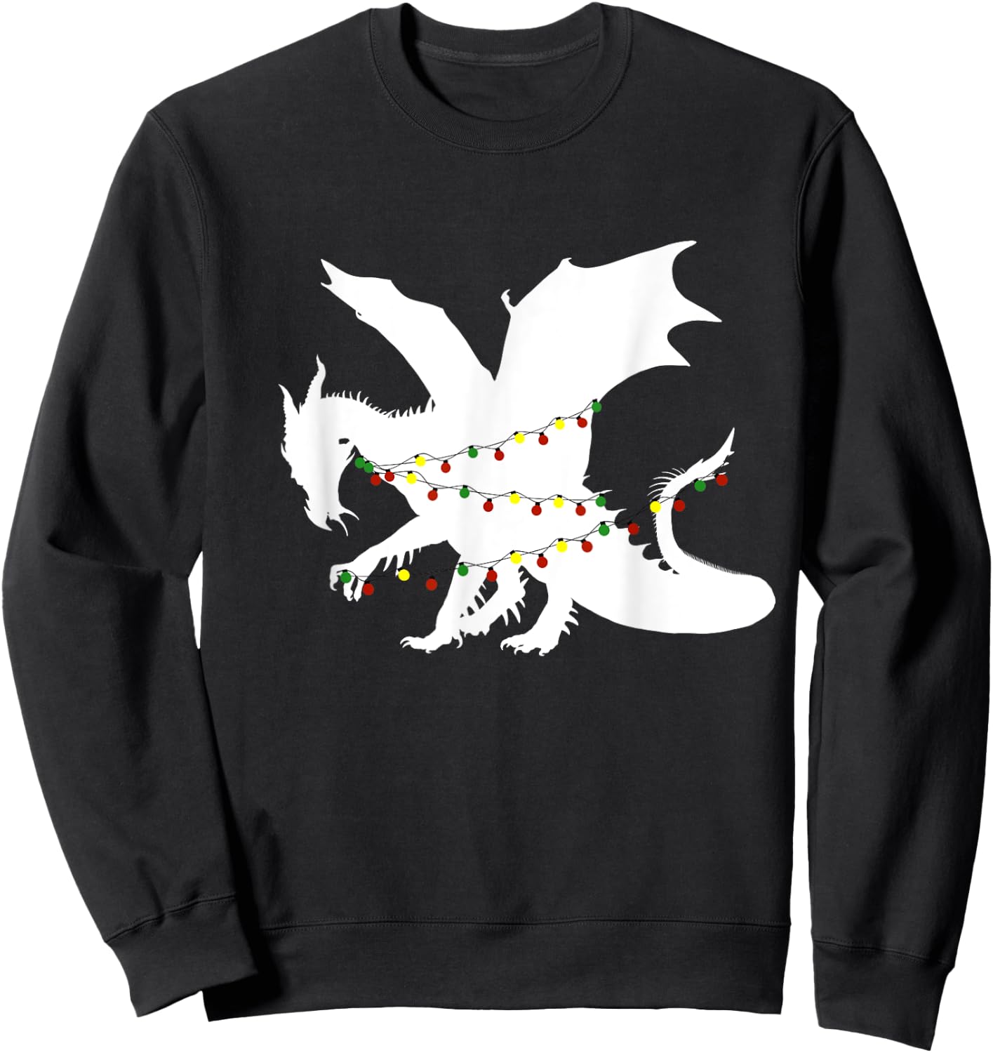 Christmas Dragon Sweatshirt - Sweatshirt | Black