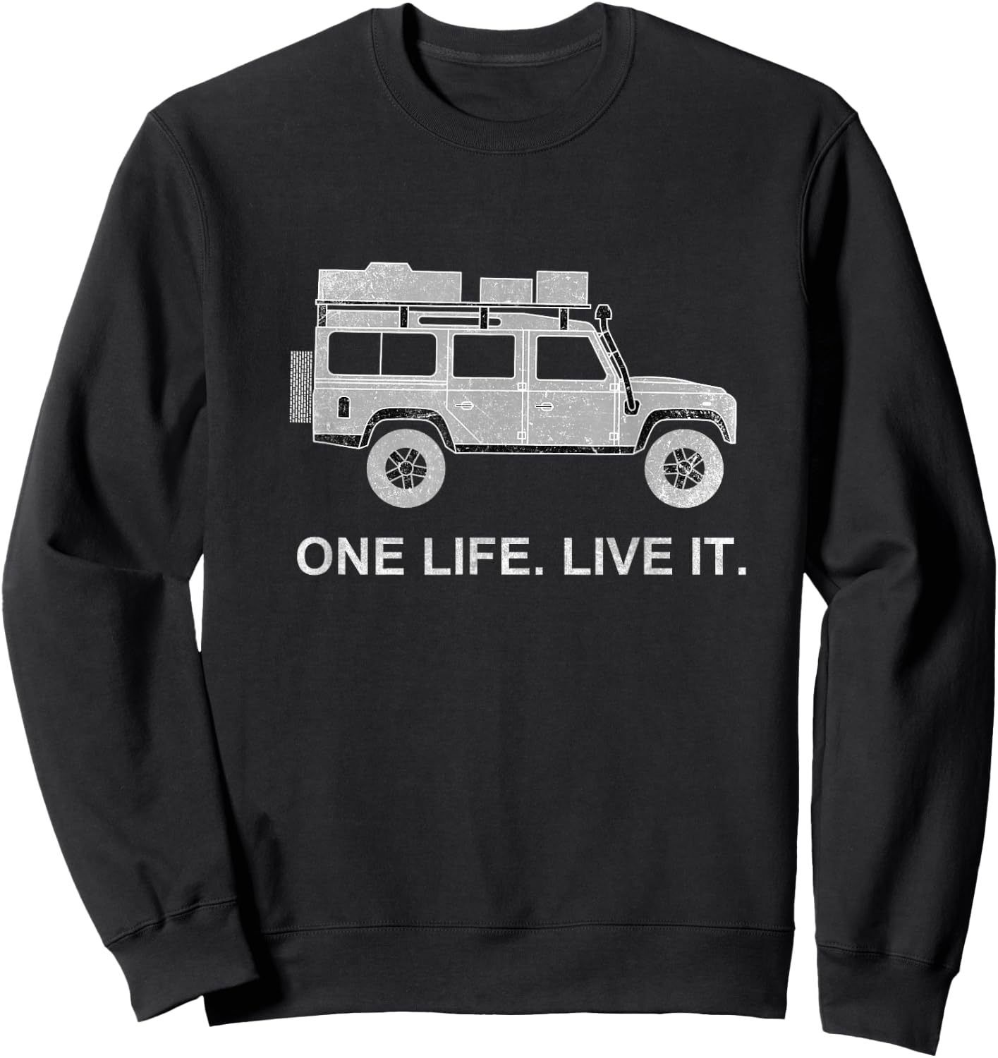 Roof Tent Defender Off-Road 4x4 Travel Vehicle Sweatshirt - Sweatshirt | Black
