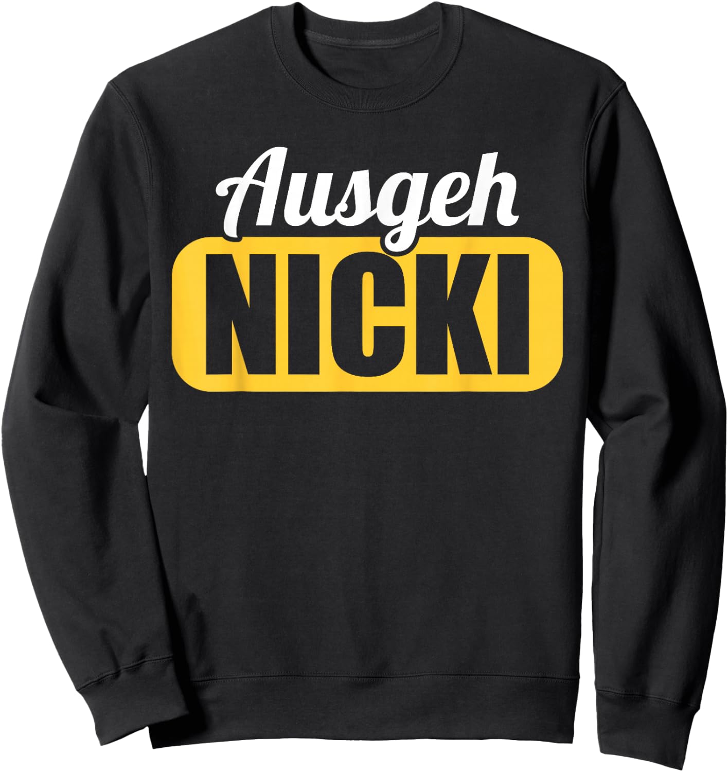 DDR East Germany East Away Nicki Ossi , black Sweatshirt - Sweatshirt | Black