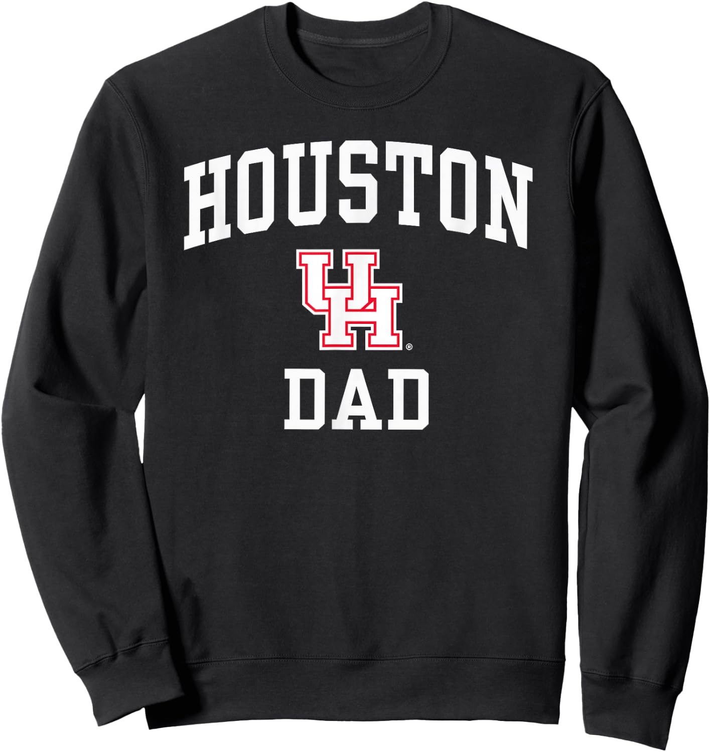 Houston Cougars Dad Icon Officially Licensed Sweatshirt - Sweatshirt | Black