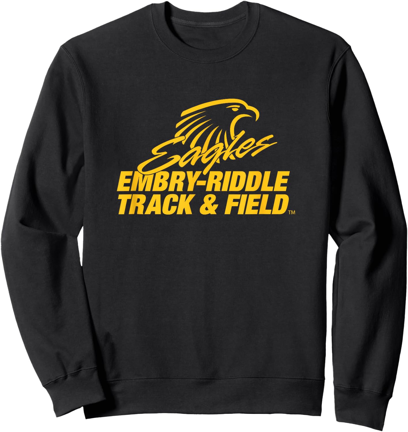 Embry-Riddle Aeronautical Eagles c Sports Fan Sweatshirt - Sweatshirt | Black