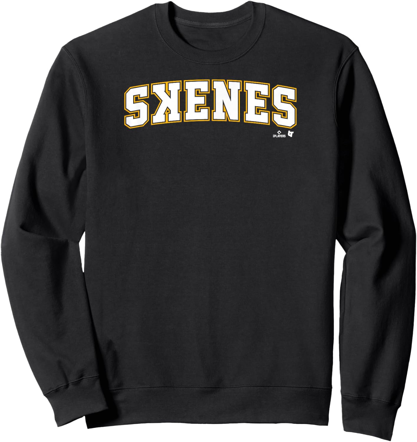 Paul Skenes: Jersey Front & Back #30 - Pittsburgh Baseball Sweatshirt - Sweatshirt | Black