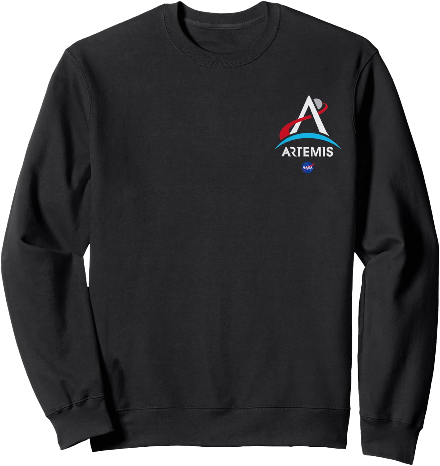 NASA Artemis Mission Logo , Black, S Sweatshirt - Sweatshirt | Black