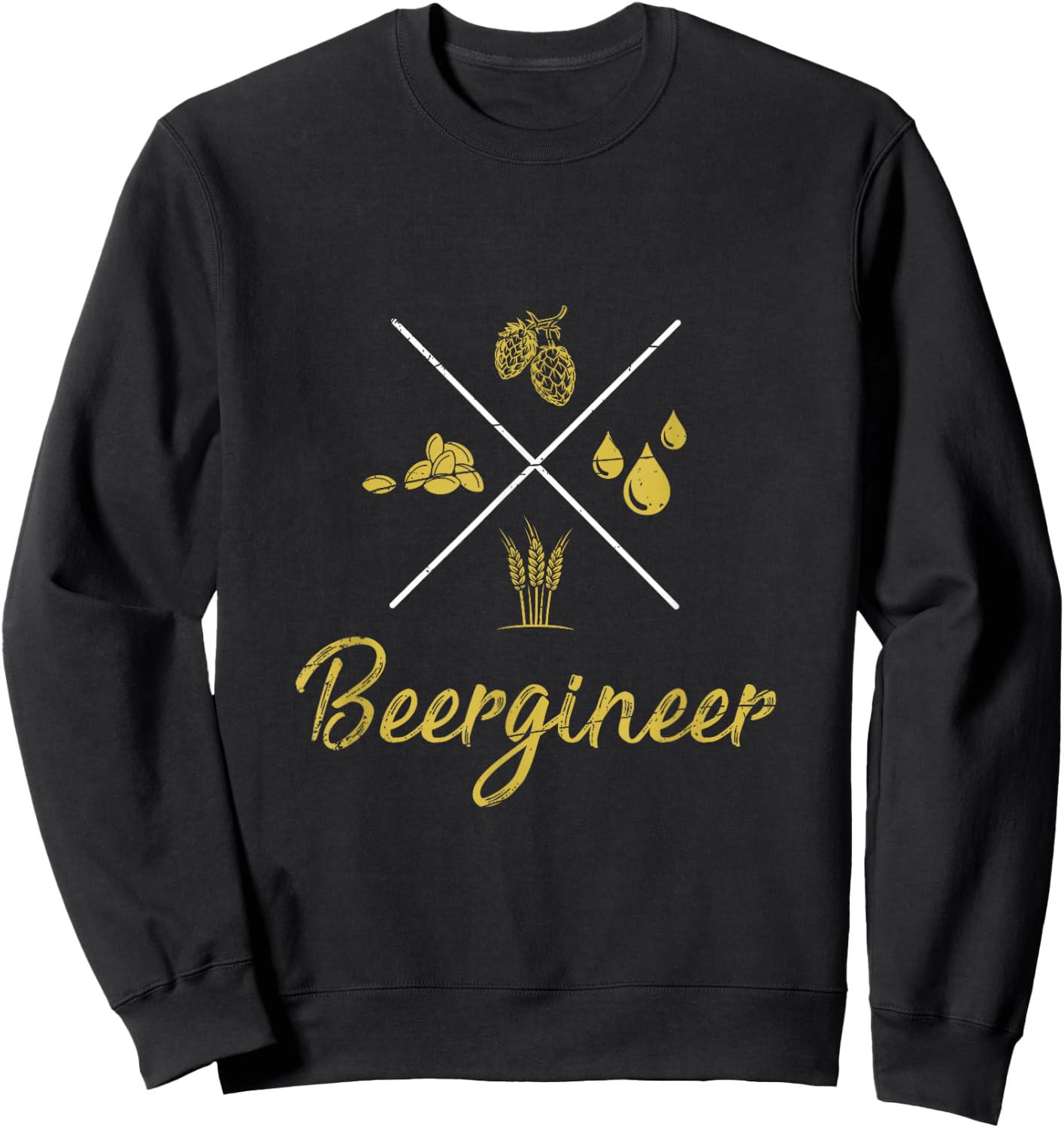 Craft beer Brewing Drinking Gift Craft Beer Sweatshirt - Sweatshirt | Black