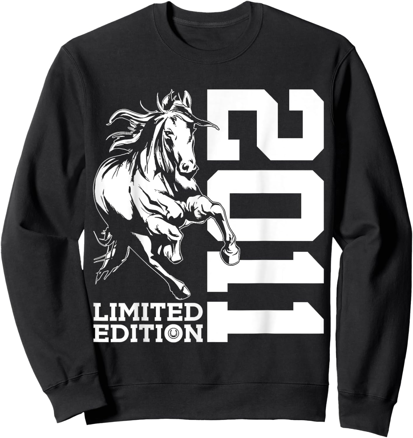 Riding 14th Birthday Horse Limited Edition 2011 Rider Sweatshirt - Sweatshirt | Black