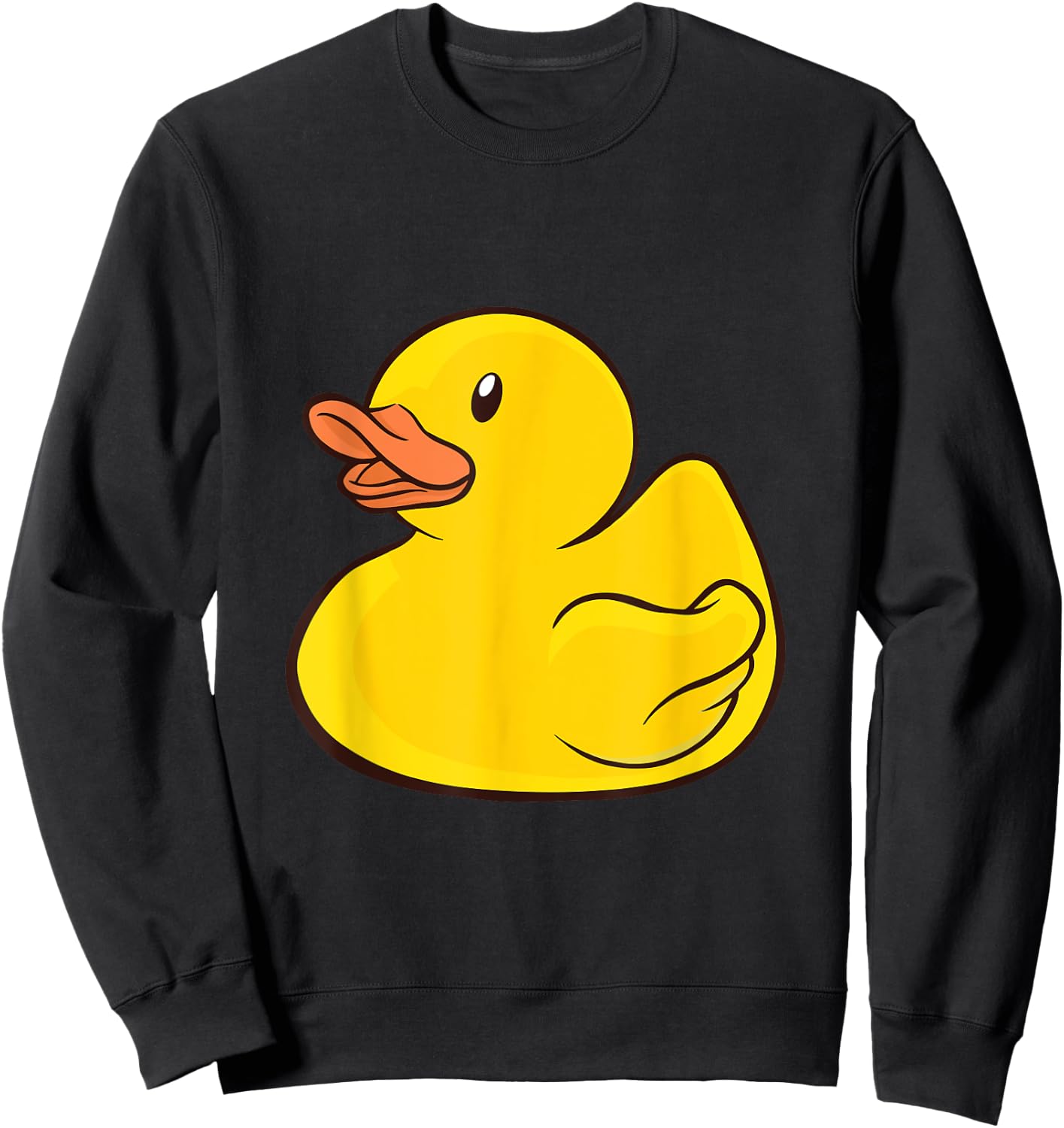 Cute Rubber Duckie Duck Rubber Duck Sweatshirt - Sweatshirt | Black
