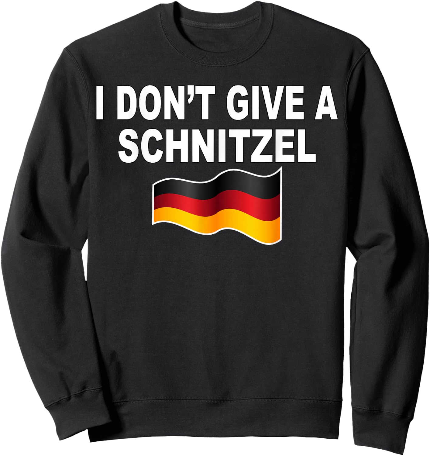 I don’t give a Schnitzel Sweatshirt - Sweatshirt | Black