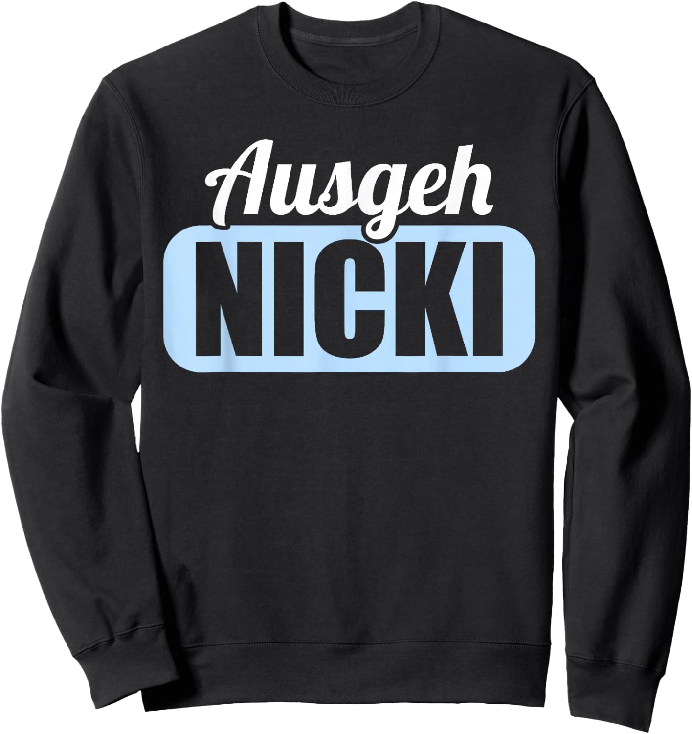 DDR East Germany East Away Nicki Ossi , black Sweatshirt - Sweatshirt | Black