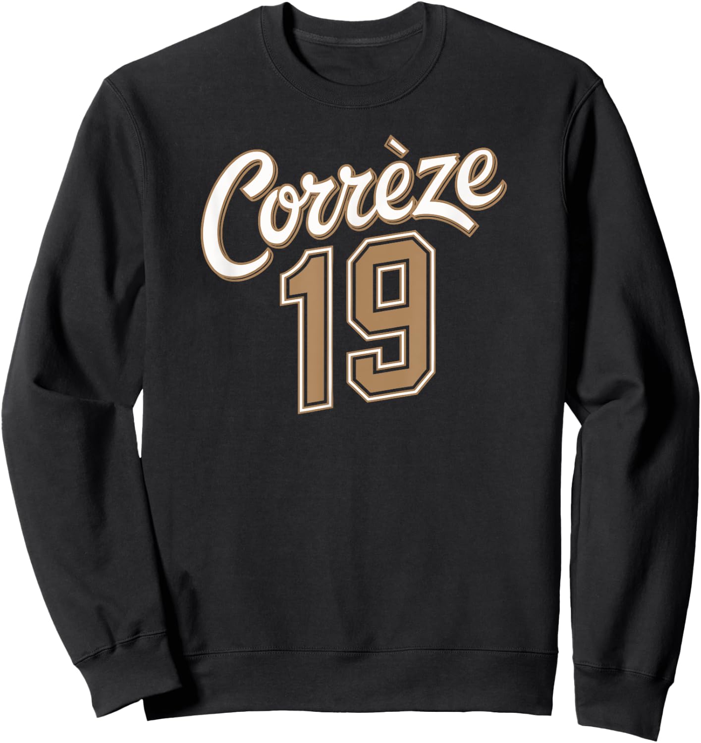 Corrèze 19 , Black, S Sweatshirt - Sweatshirt | Black
