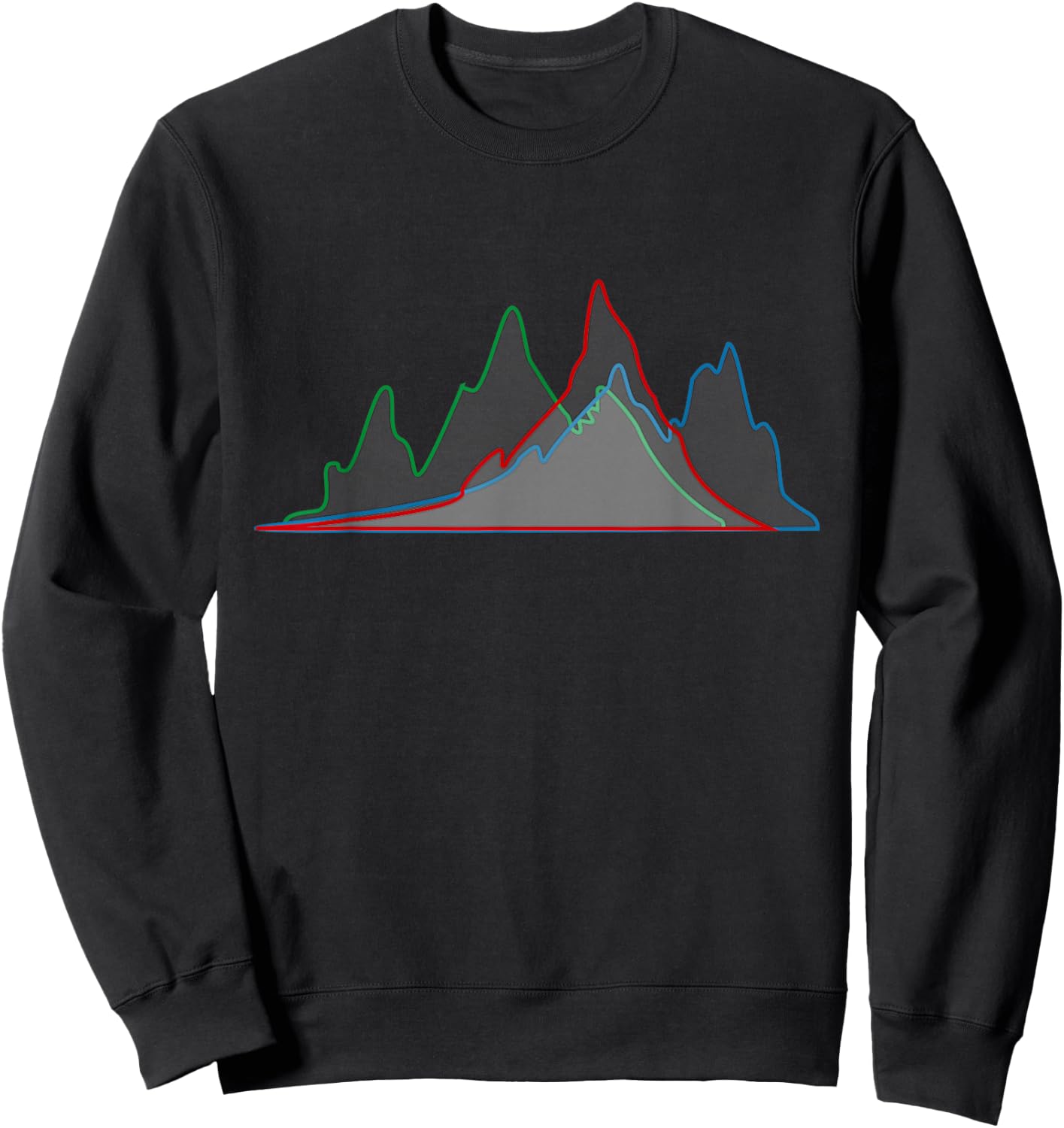 Histogram Photography Photographer Sweatshirt - Sweatshirt | Black