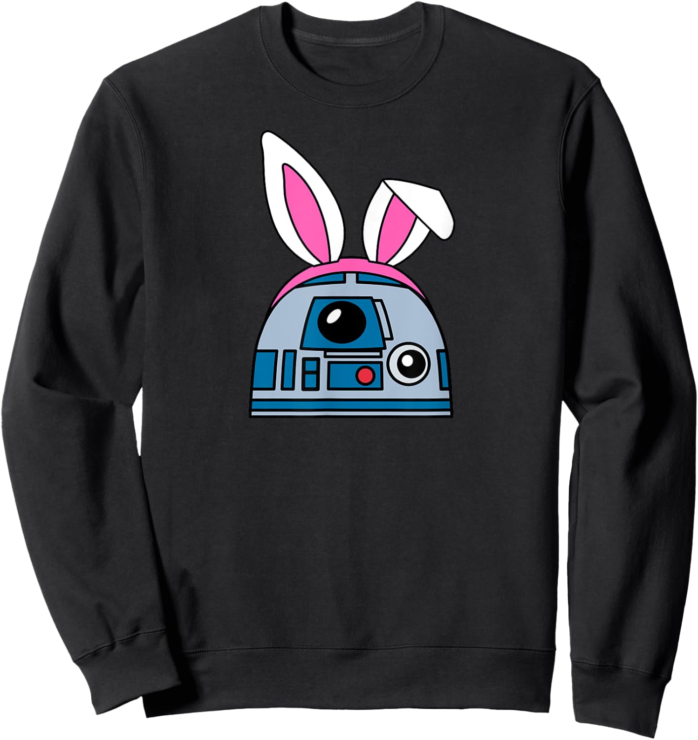 Amazon Essentials Star Wars R2-D2 Spring Easter Bunny Ears Sweatshirt - Sweatshirt | Black