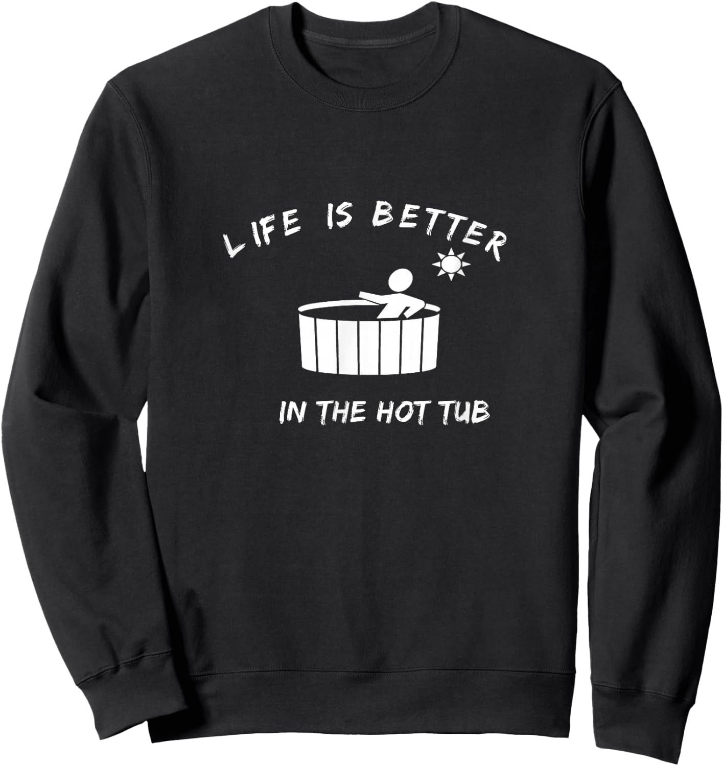 Hot tub Sweatshirt - Sweatshirt | Black