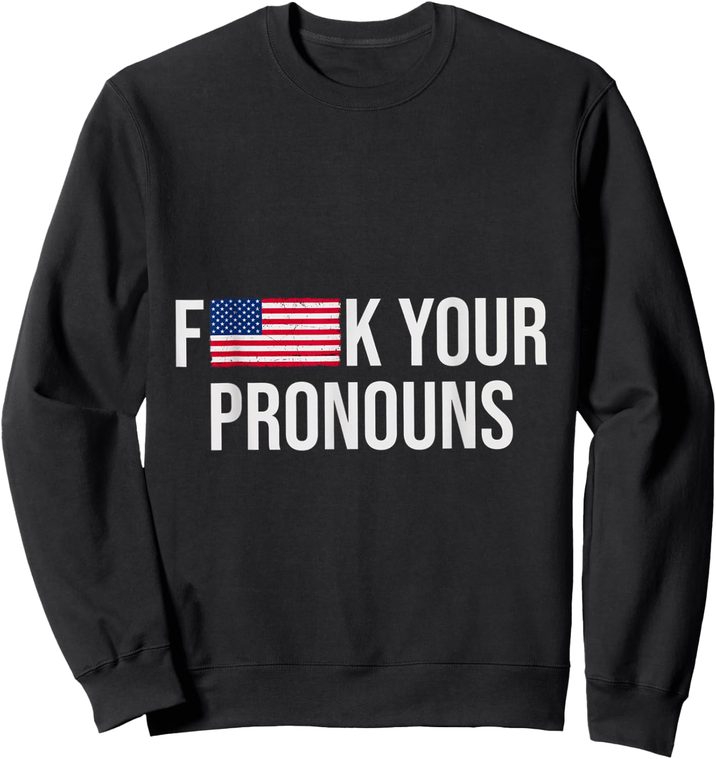 F Your Pronouns Classic Sweatshirt - Sweatshirt | Black